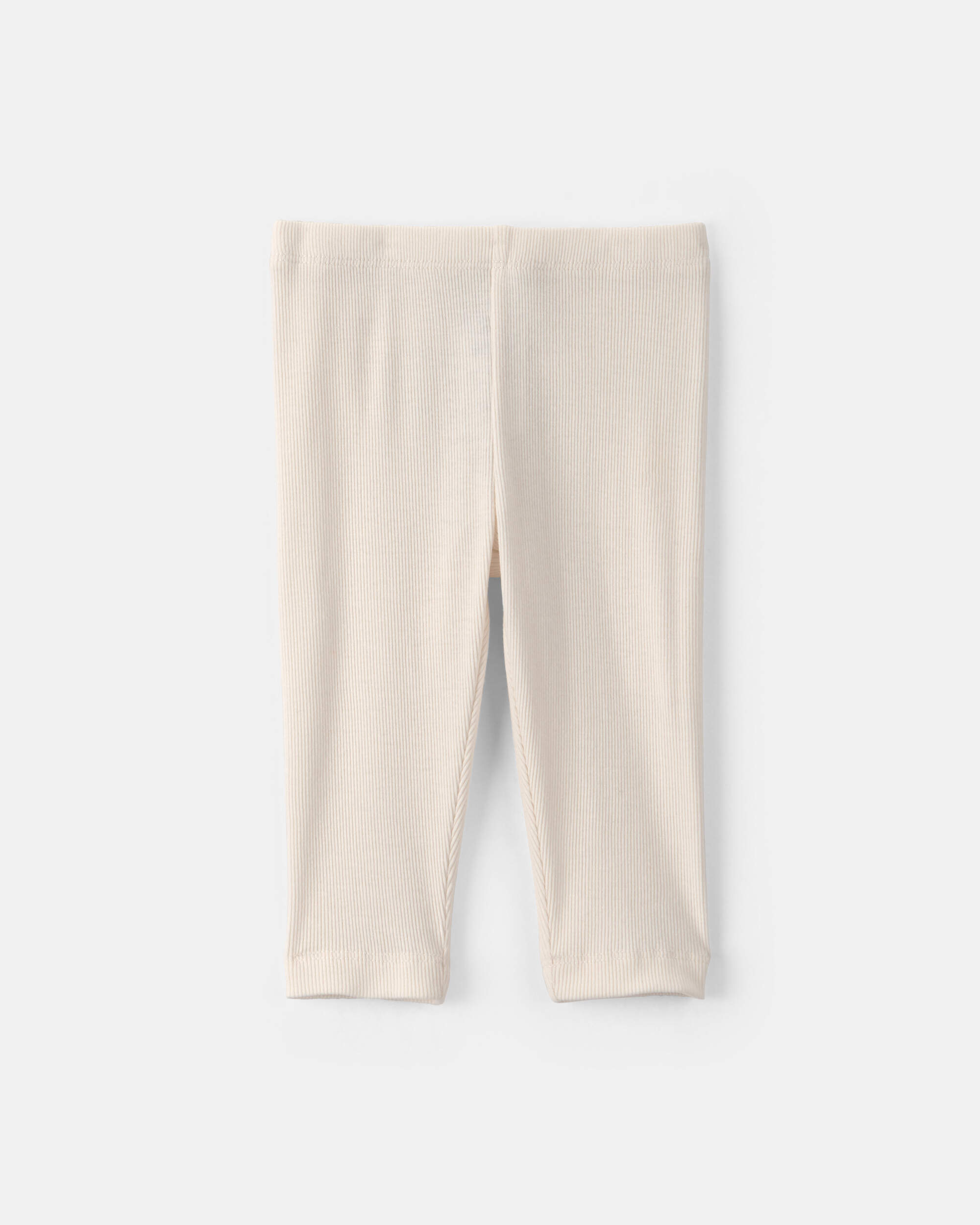 Baby Girl 2-Pack Bear Pull-On Pants - Cream/Green