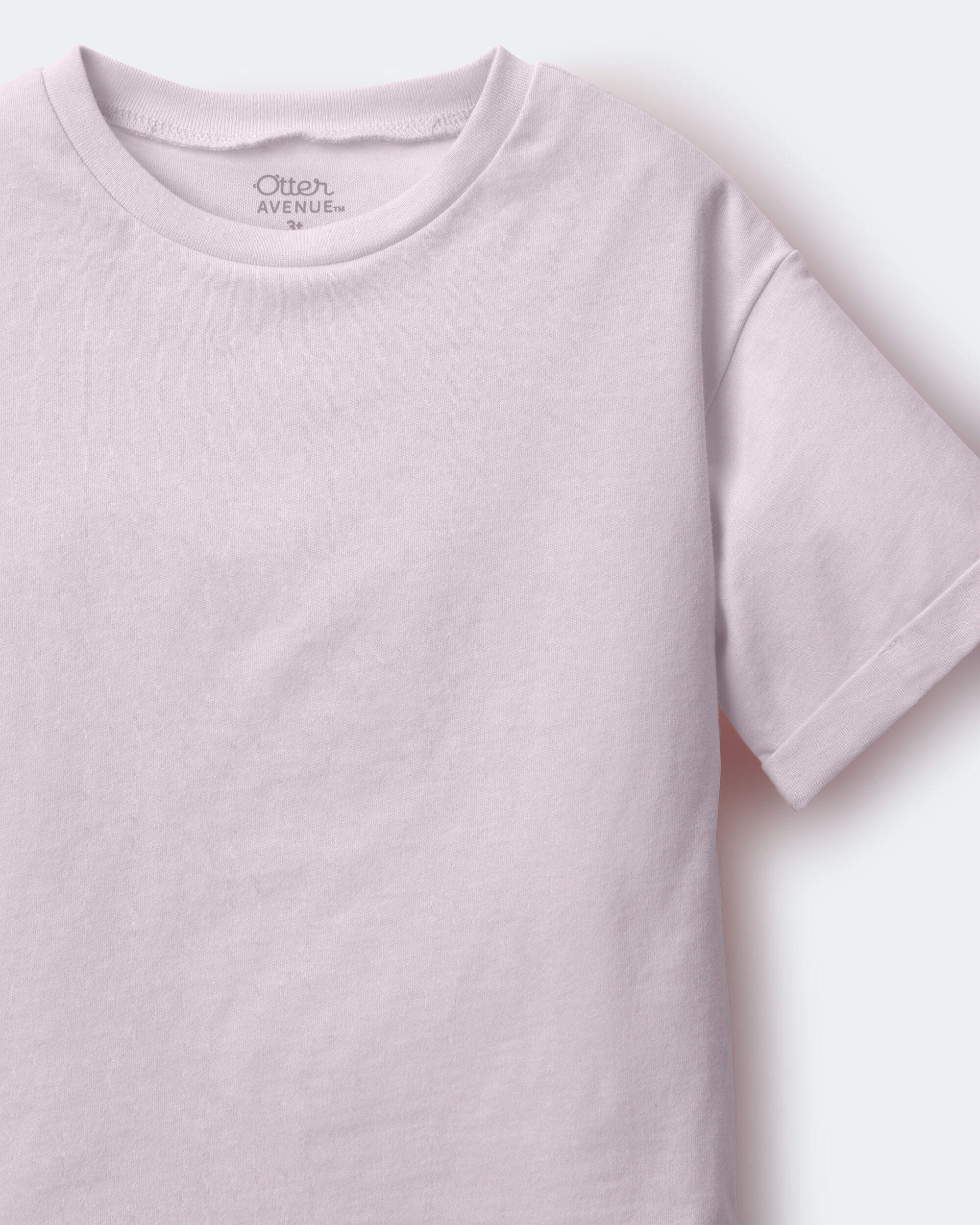 Toddler Rolled Cuff Tee - Rose
