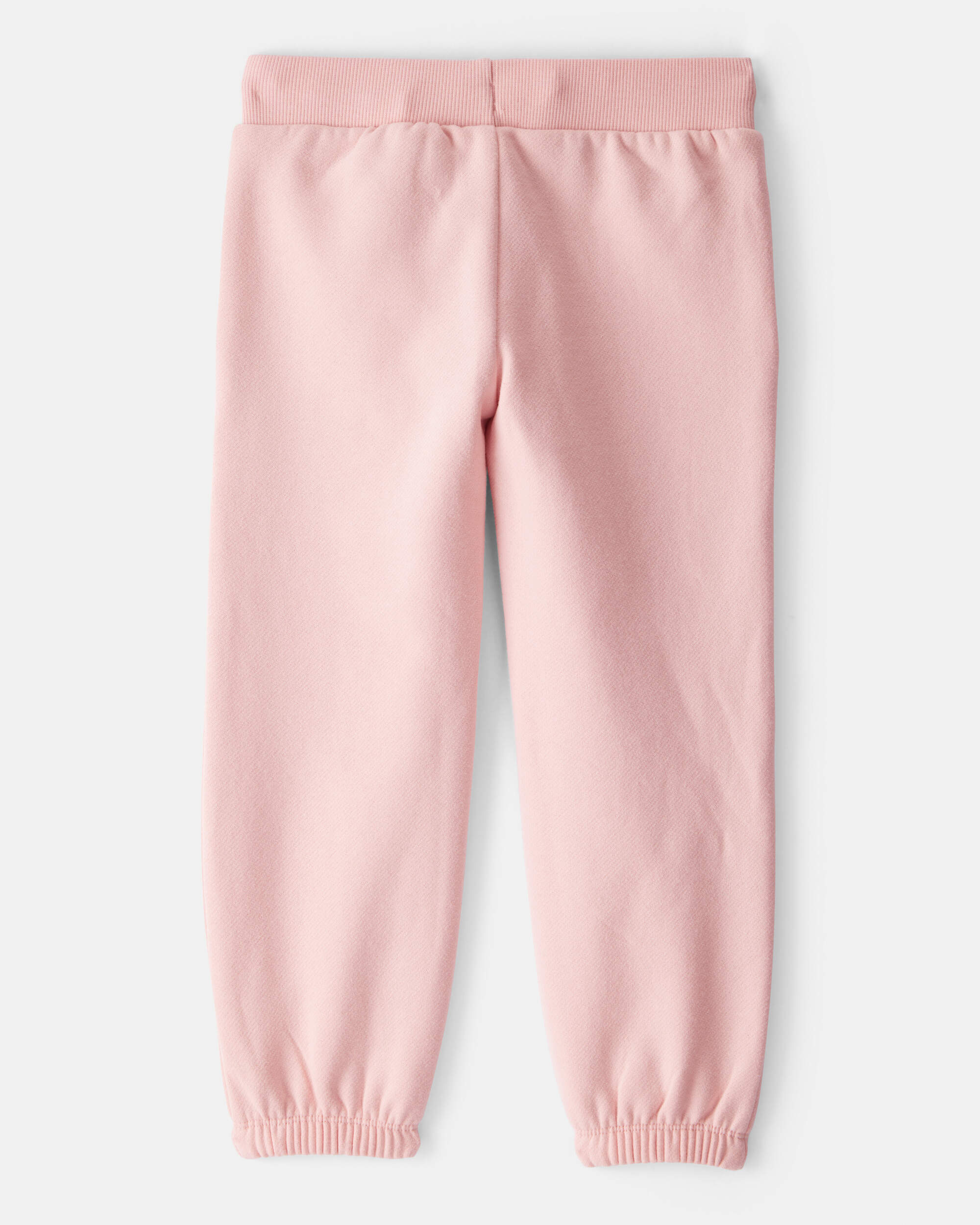 Toddler Girl Cotton Joggers - Pink