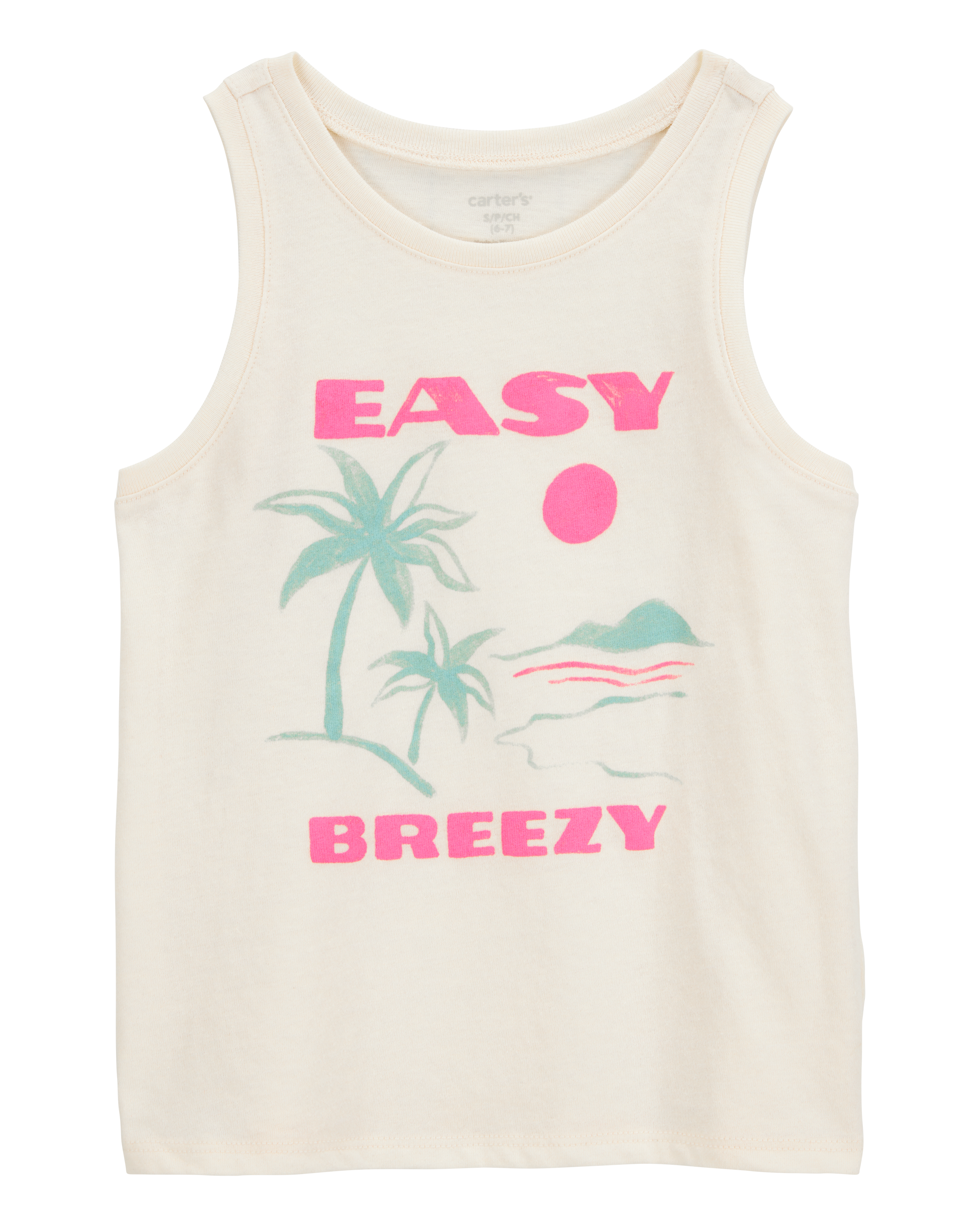Kid Palm Tree Vintage Muscle Tank
