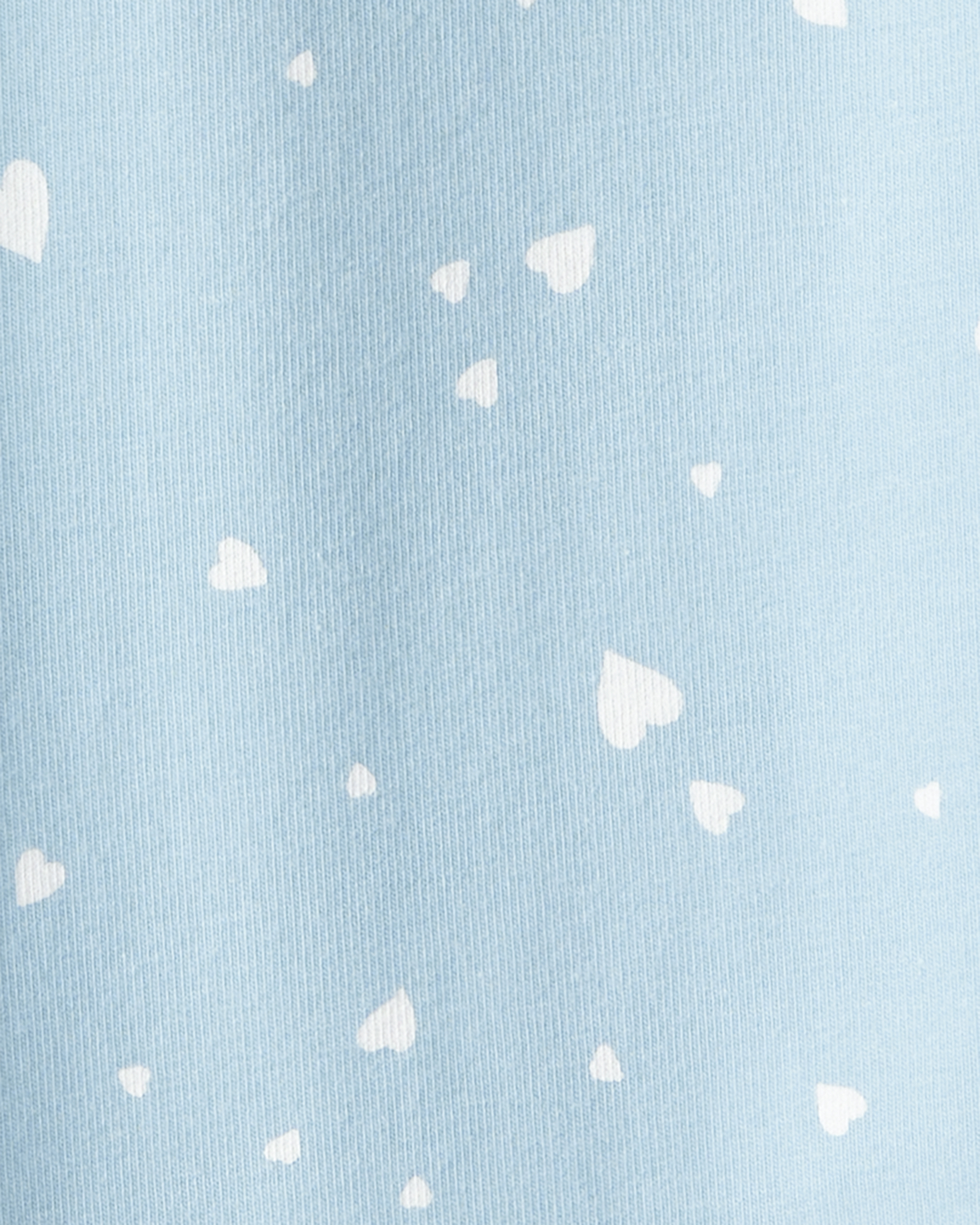 Girls Heart Print Pull-On Stretch Leggings - Blue