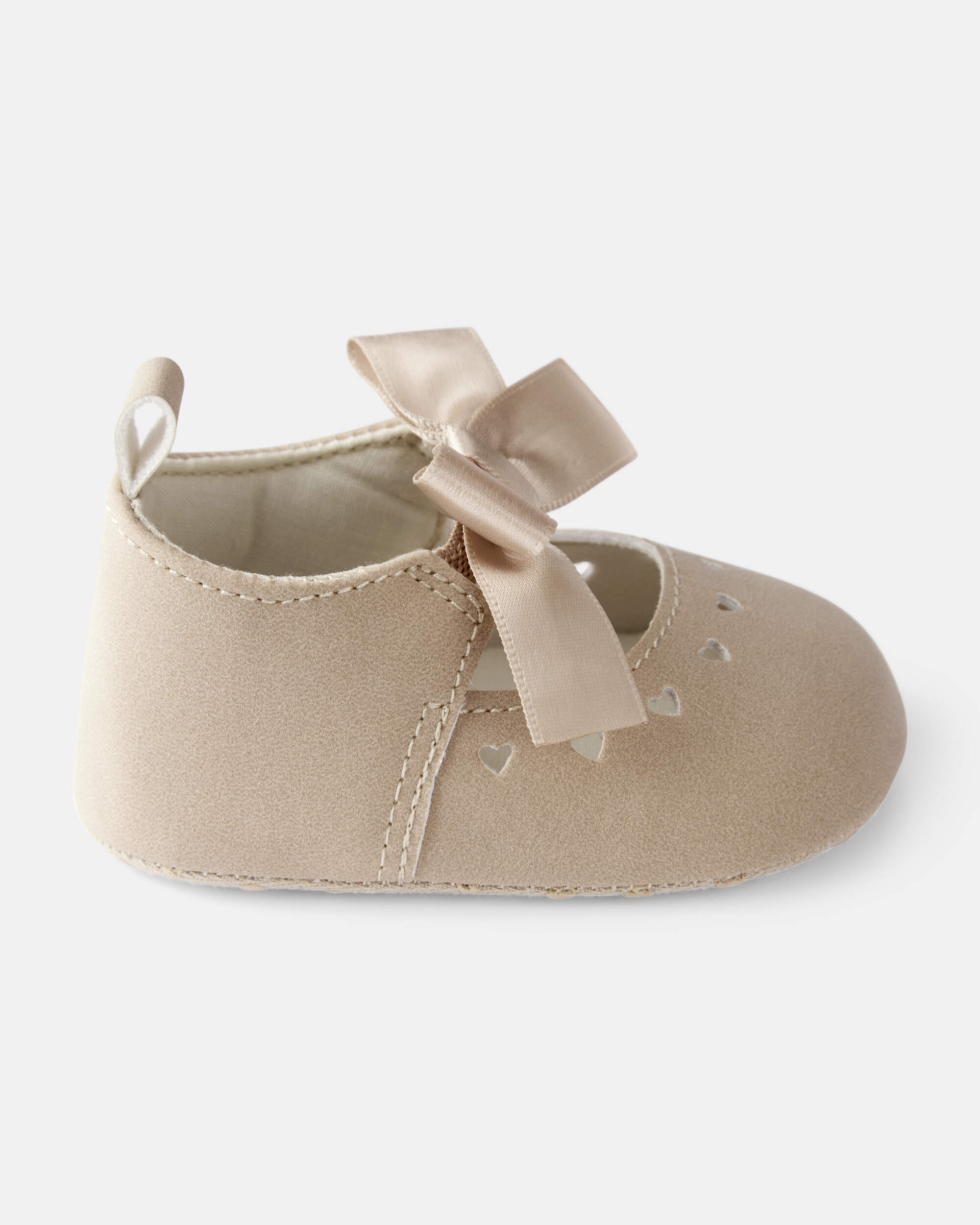 Baby Girl Bow Casual Shoes - Brown