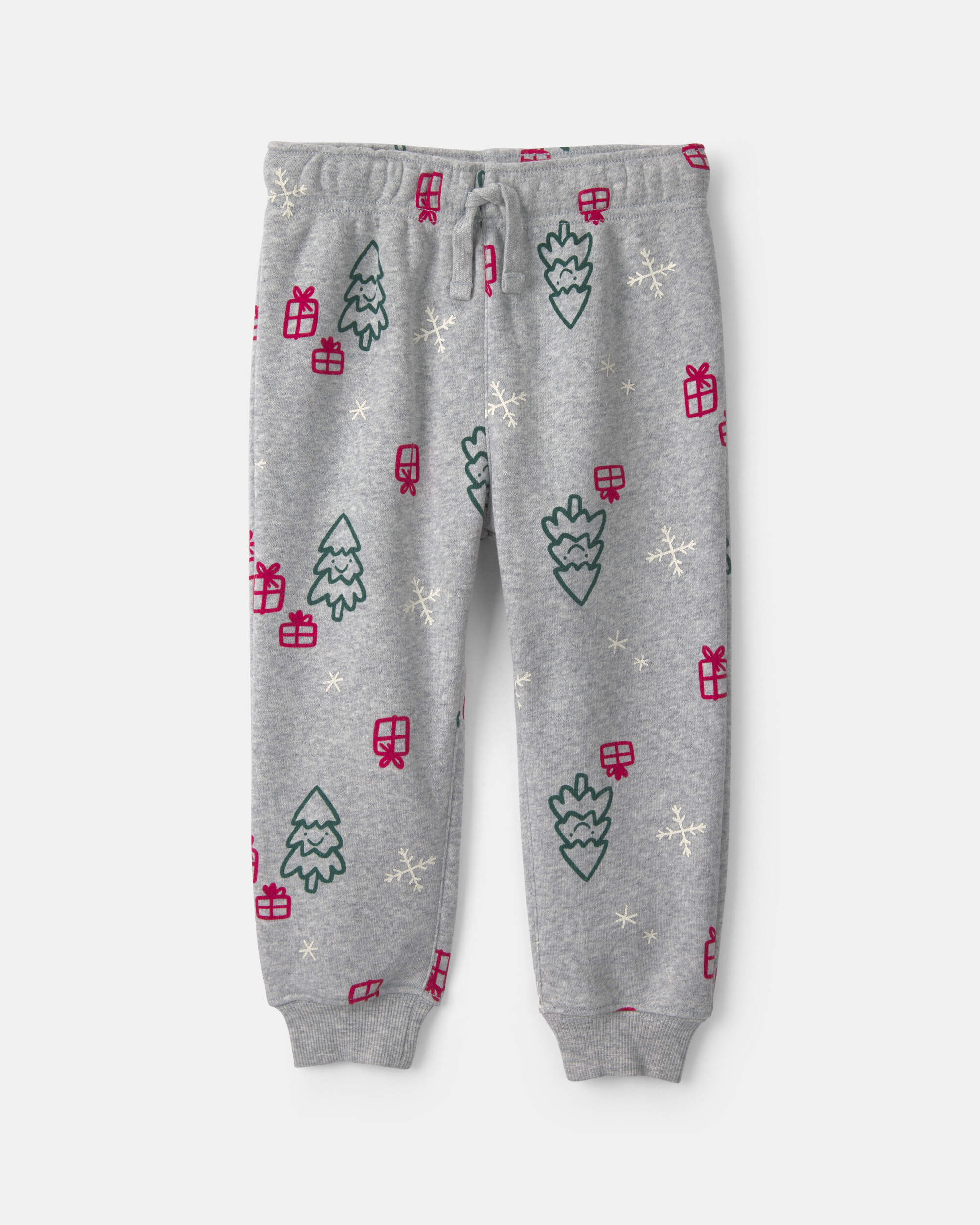 Baby Boy 2-Piece Fleece Top & Pant Set - Green/Grey