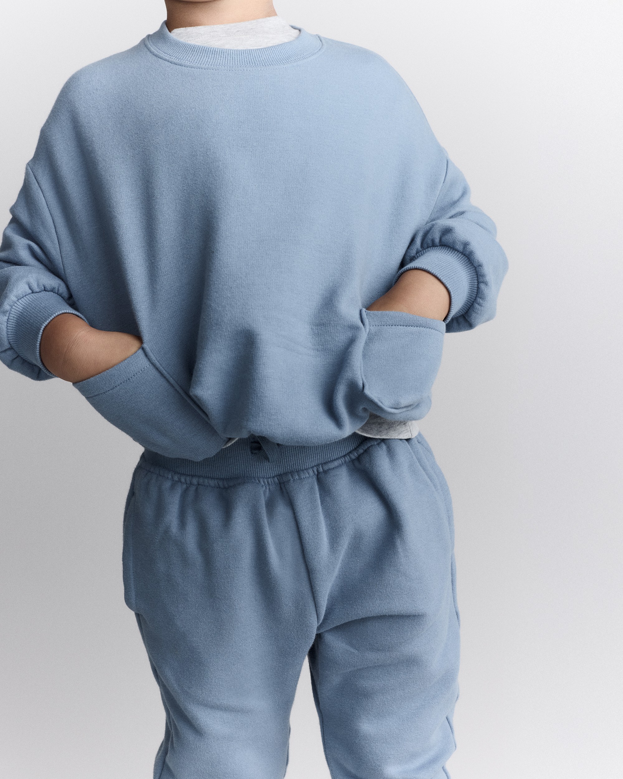 Toddler Neutral Otter Sweatshirt™ with Pockets - Blue