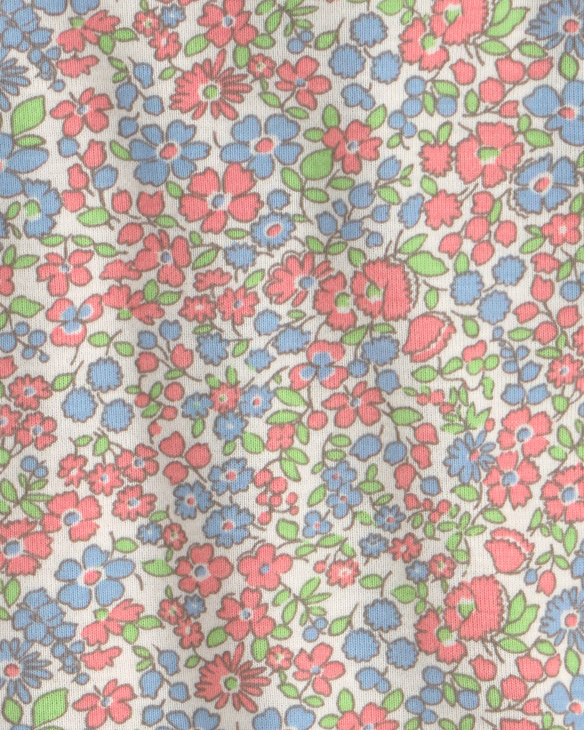 Girls 2-Piece Organic Cotton Pyjama Floral