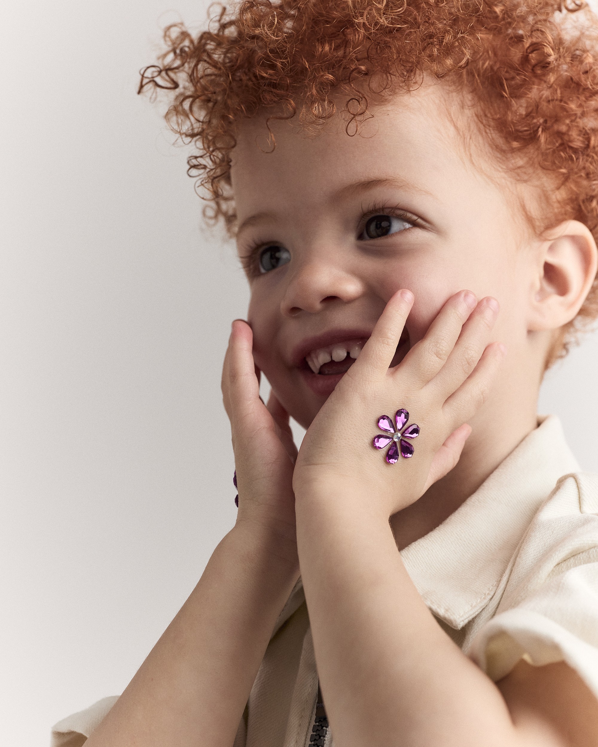 Toddler Day Out™ Jumpsuit - Cream