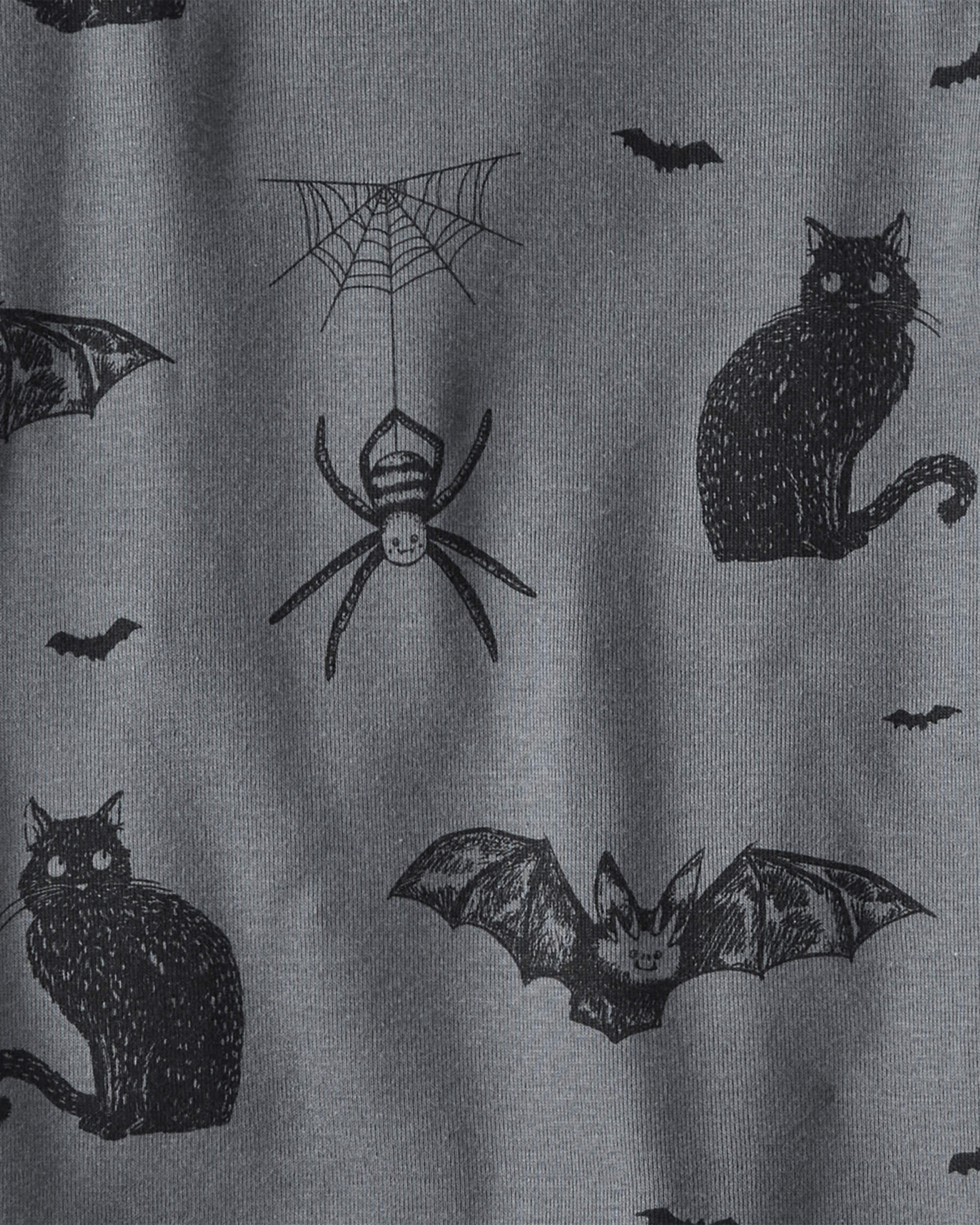 Kid Organic Cotton Pyjamas Spooky Shadow Print