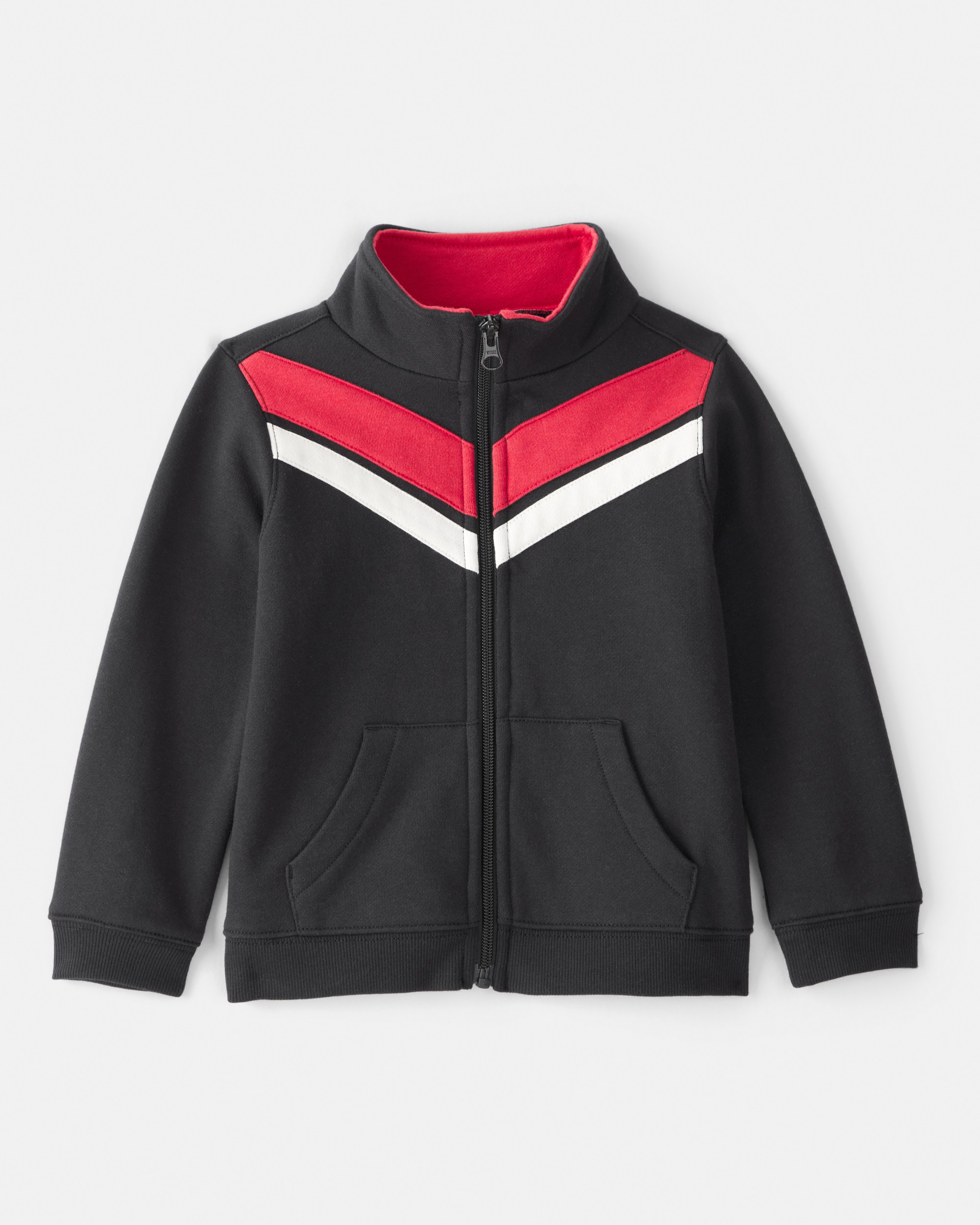 Toddler Boy Zip-Up Jacket - Black