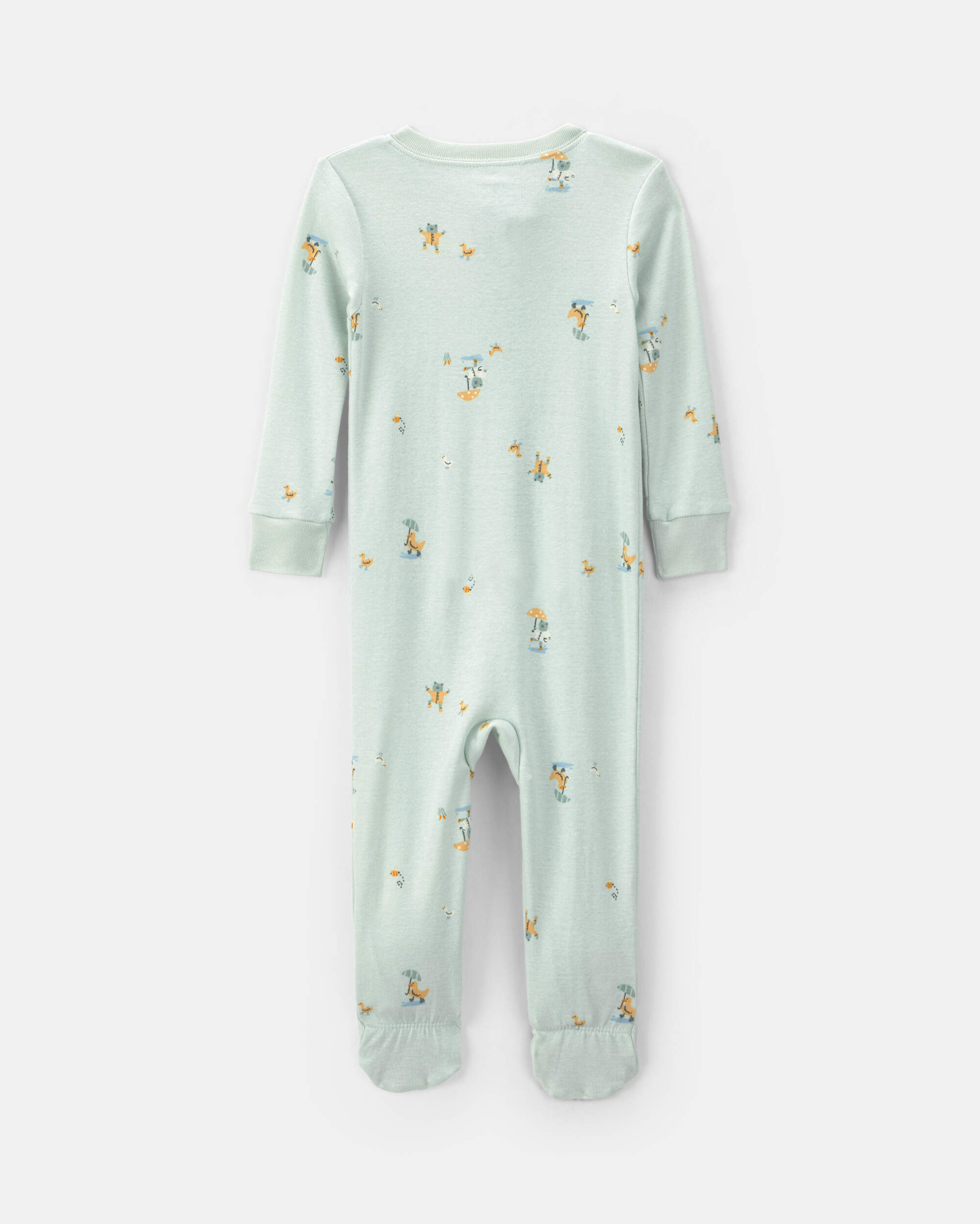 Baby Frog Cotton Snug Fit 1-Piece Pyjama - Green