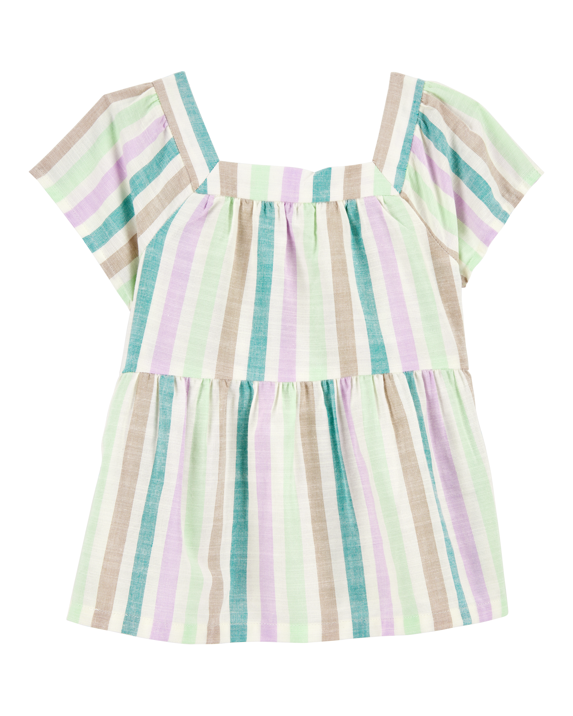 Toddler Striped Short-Sleeve Fashion Top