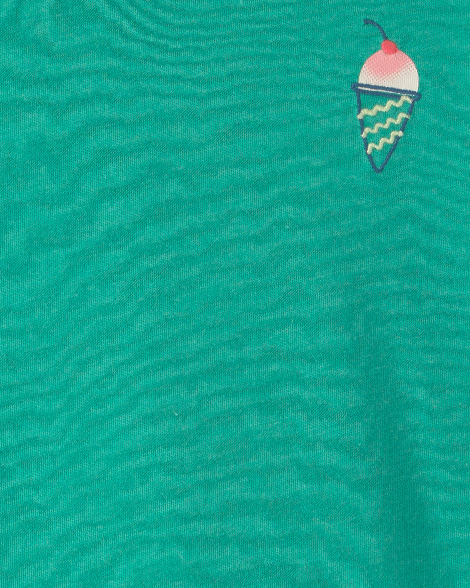 Toddler Girl Ice Cream Graphic Tee - Blue