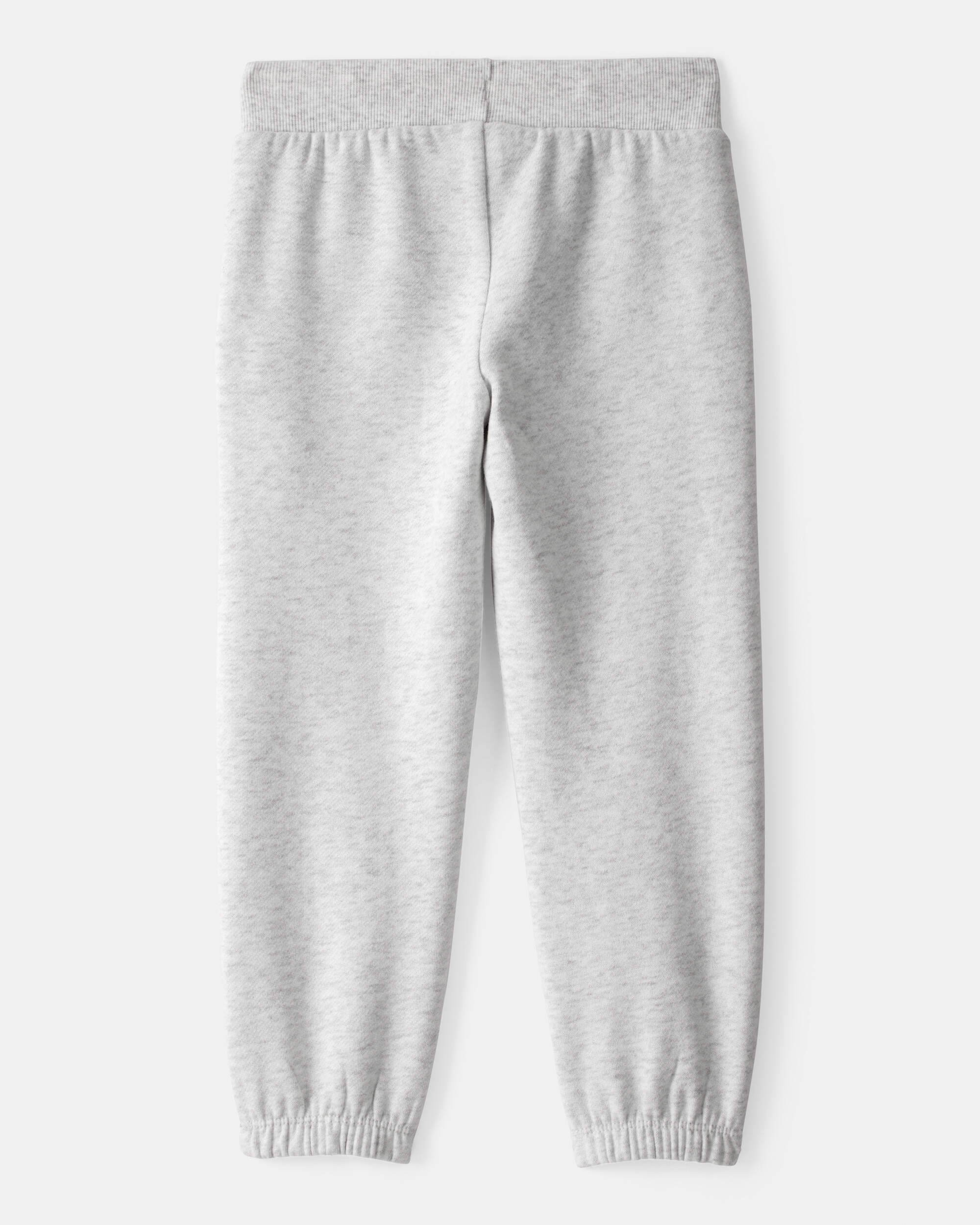 Toddler Girl Cotton Joggers - Grey