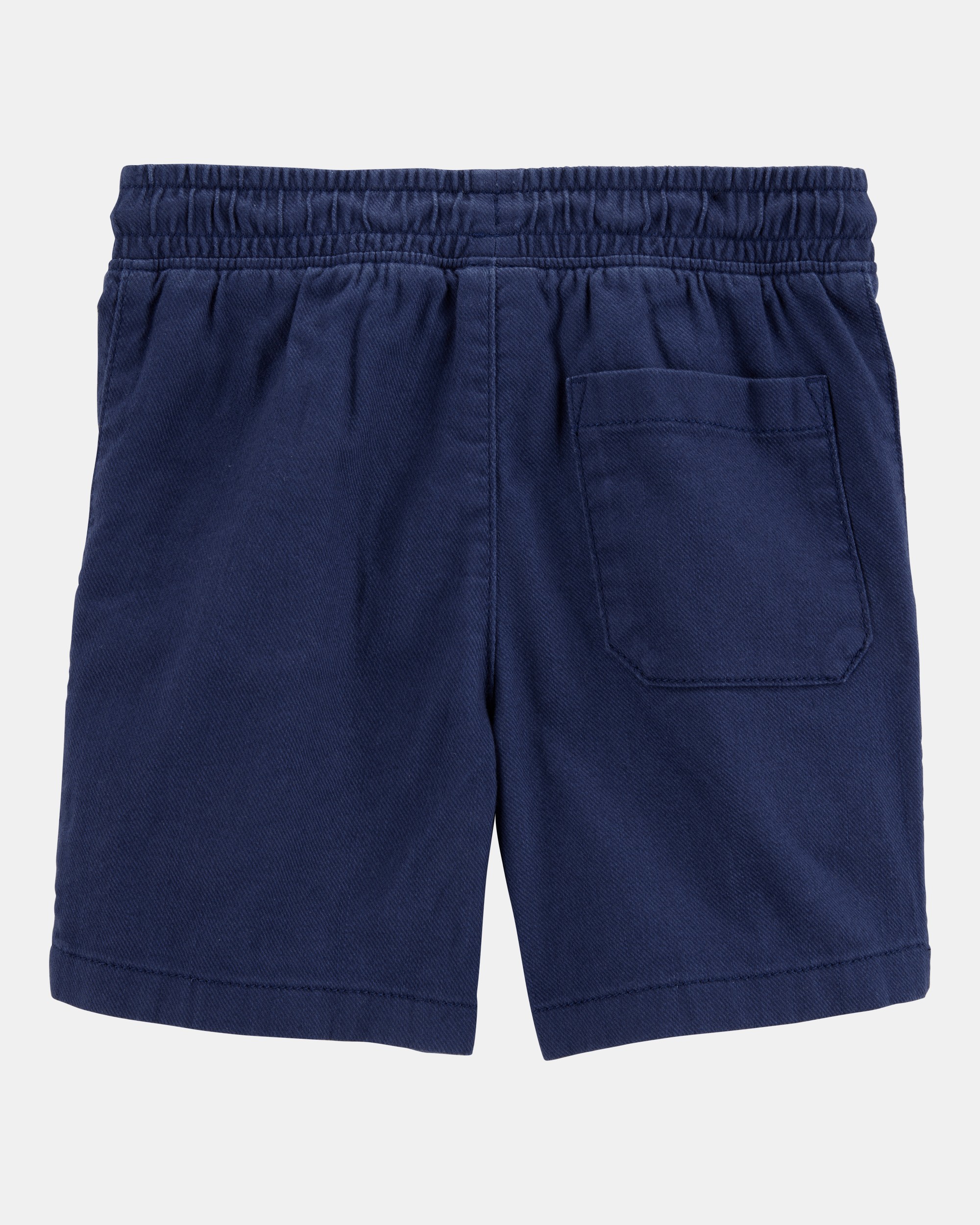 Boys Pull-On Twill Shorts - Navy