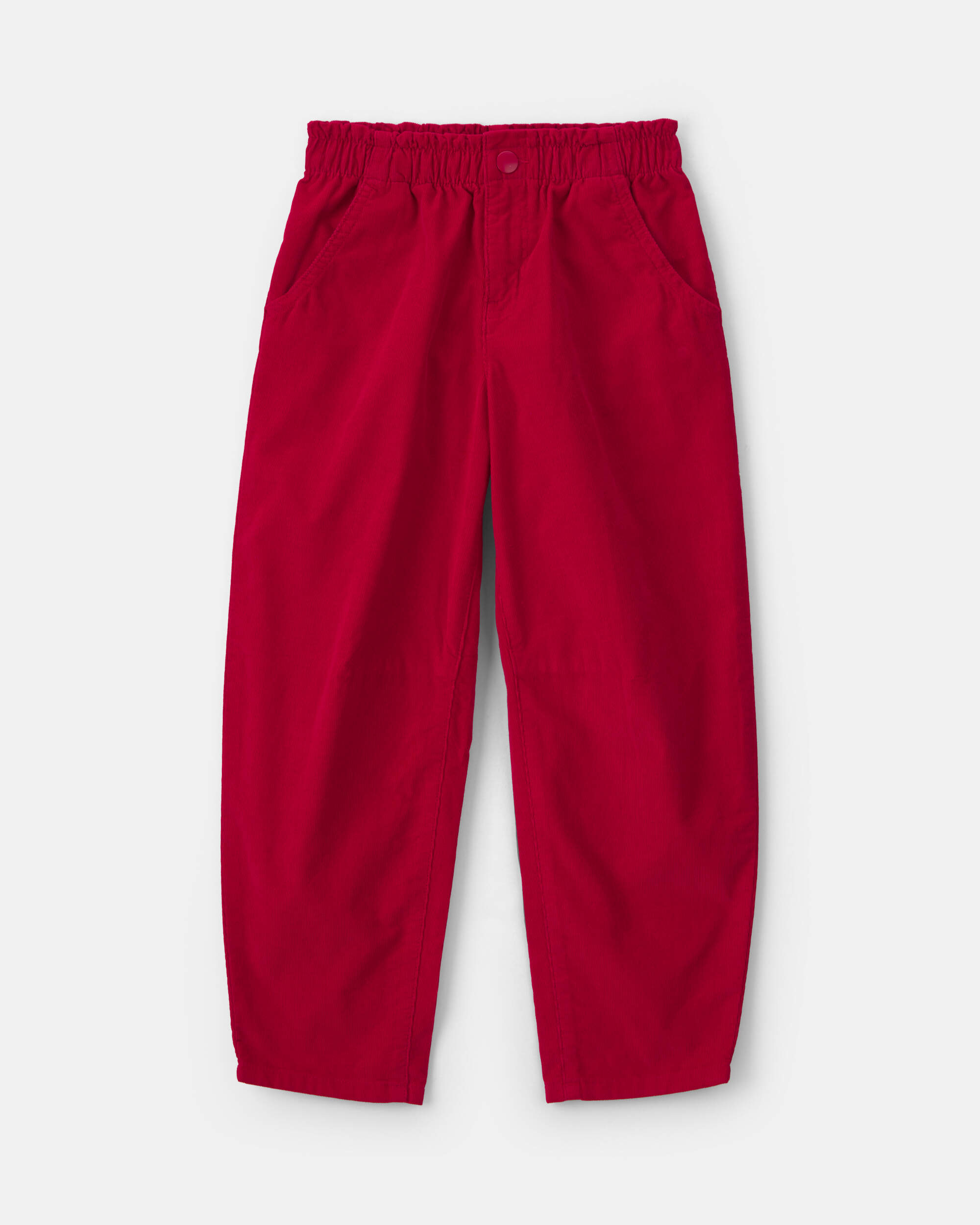 Girls Corduroy Pants - Red
