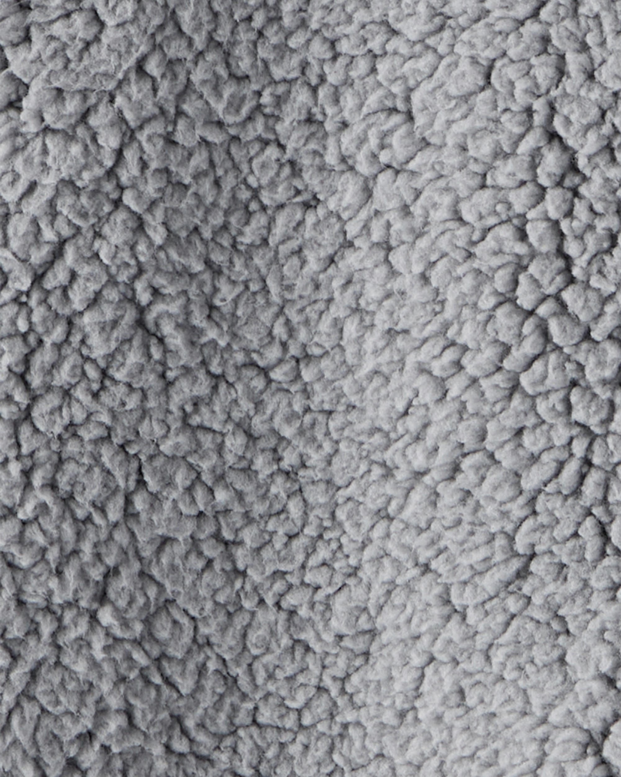 Baby Boy Sherpa Pocket Zip-Up Jumpsuit - Grey