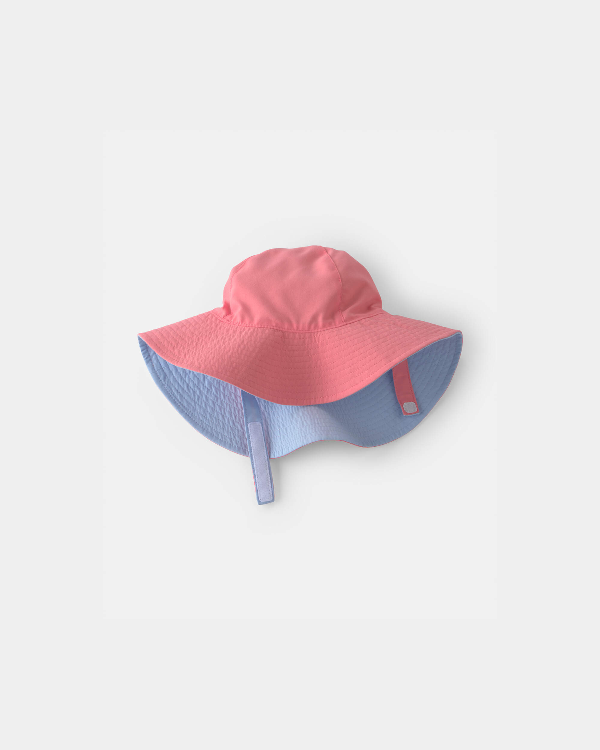 Baby Girl Reversible Swim Hat - Pink/Blue