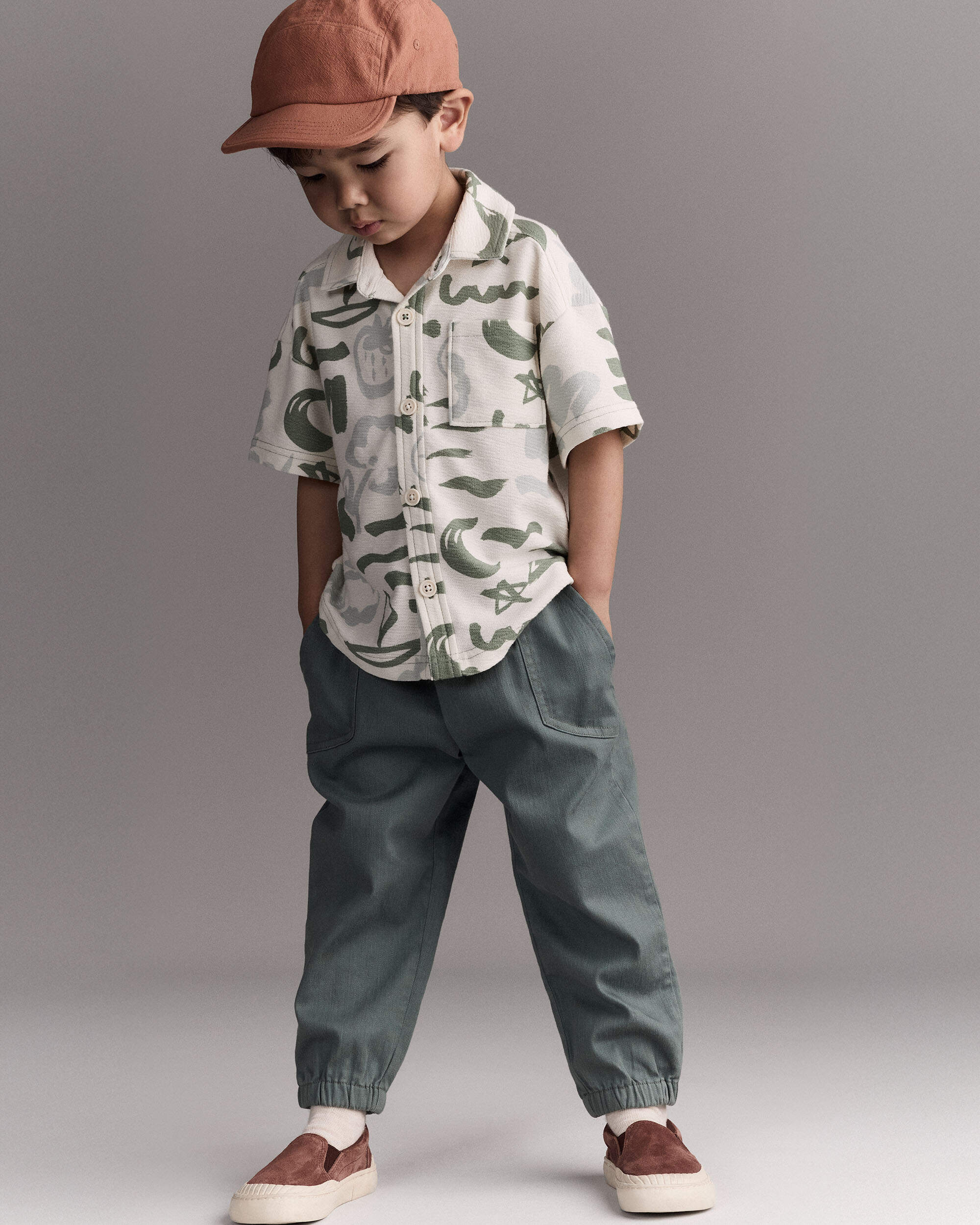 Toddler Boy Jogger Pant - Olive