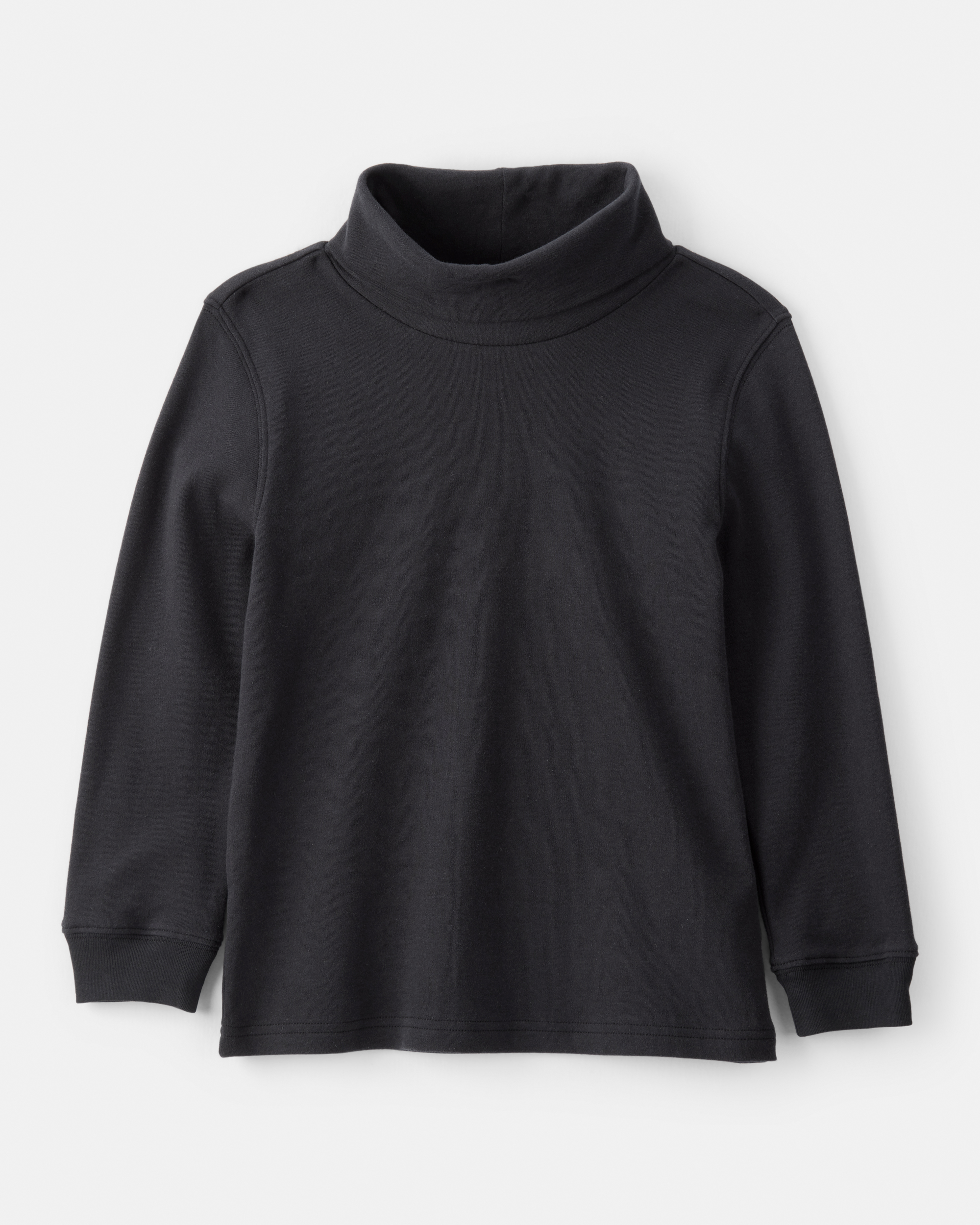 Boys Long-Sleeve Turtleneck - Black