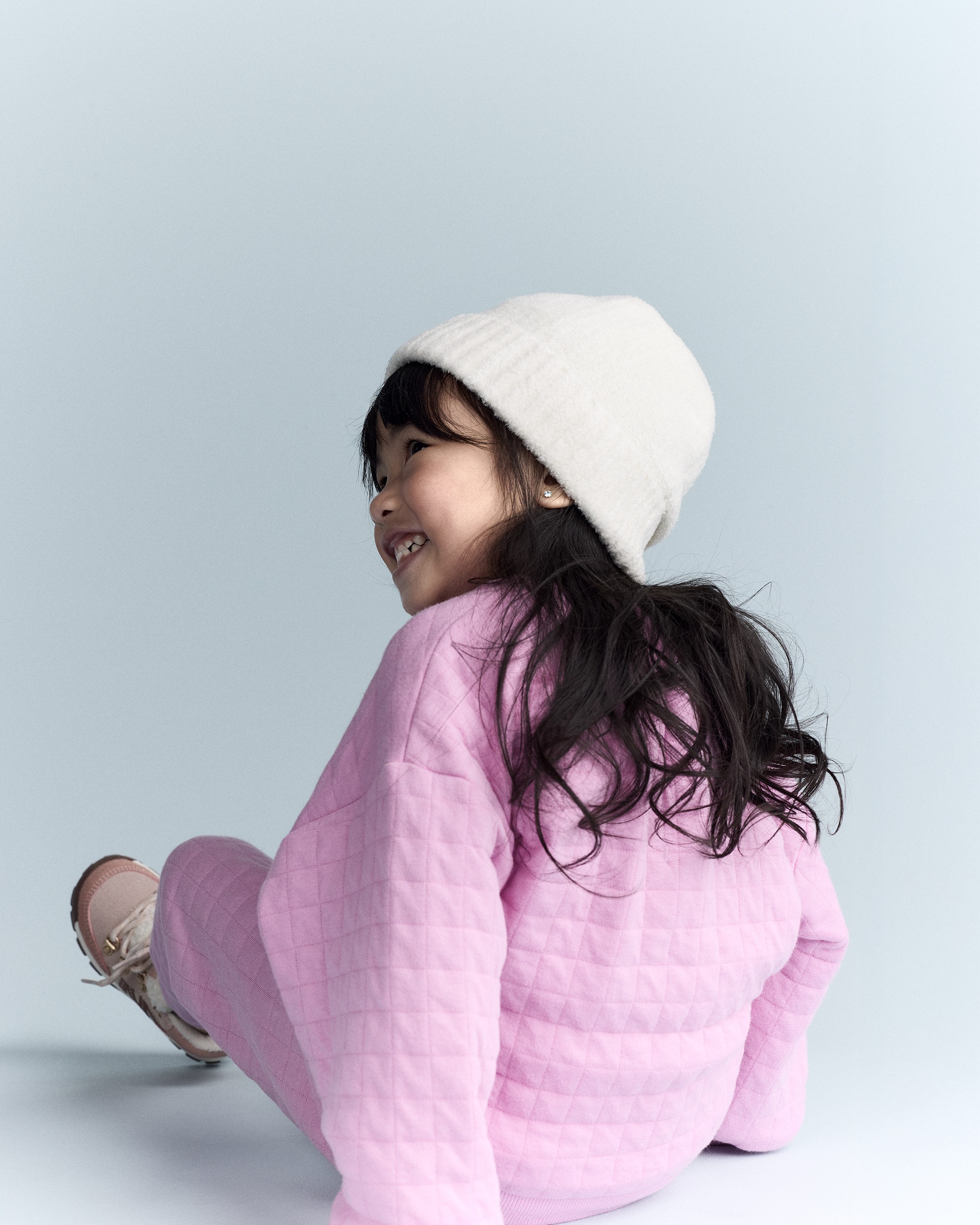 Toddler Girl Après Ski' Dolman-Sleeve Sweatshirt - Lilac
