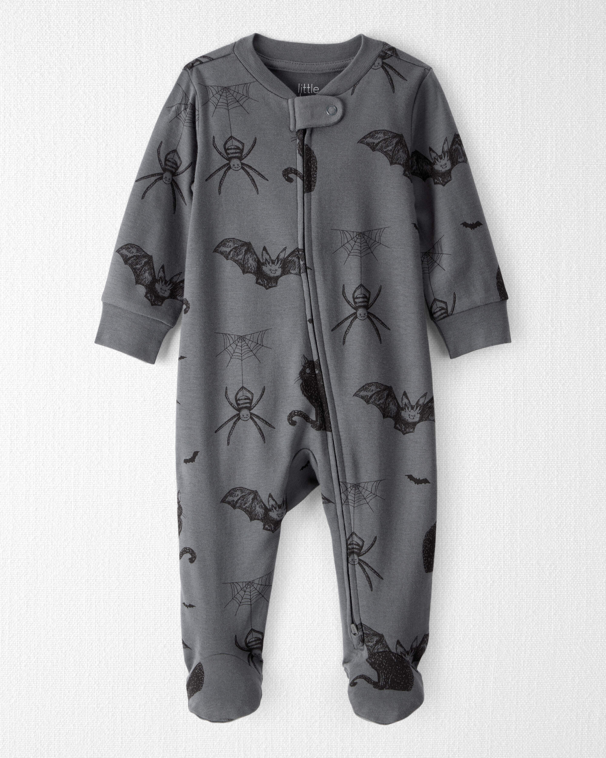 Baby Organic Cotton Sleepers Spooky Creatures