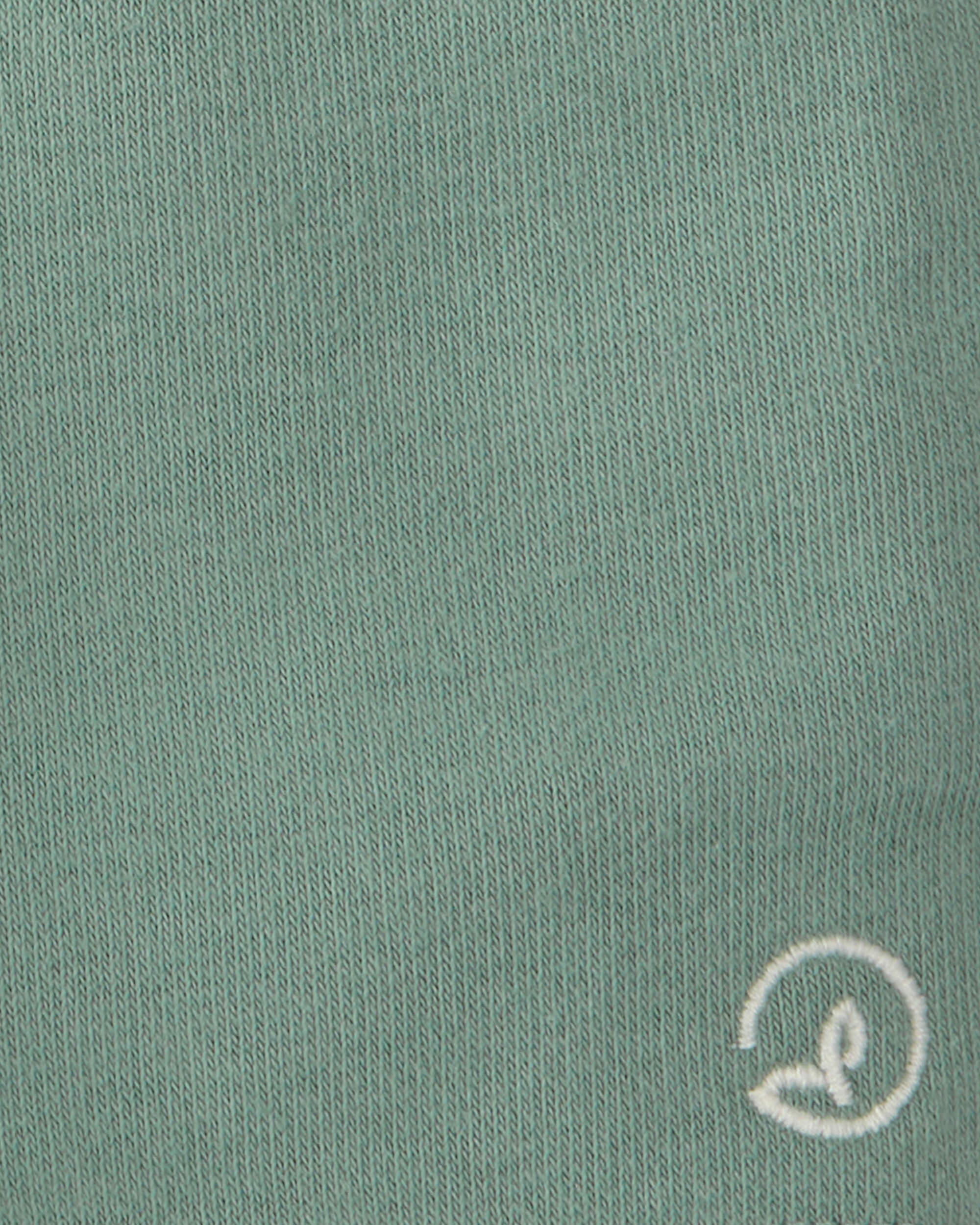 Toddler Boy Recycled Shorts Made with Organic Cotton Palm Green