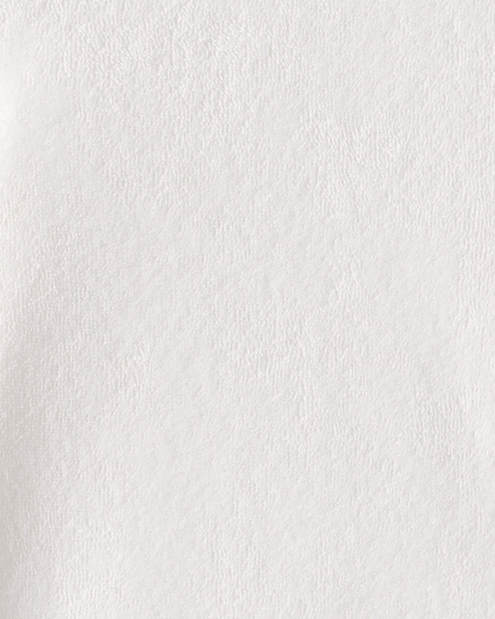 Toddler Girl Terry Cover Up - White