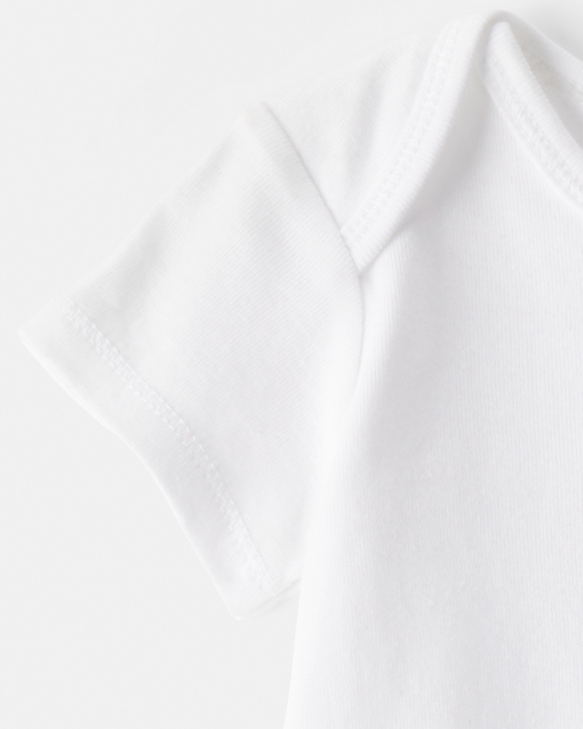 Baby 5-Pack Short-Sleeve Bodysuits - White