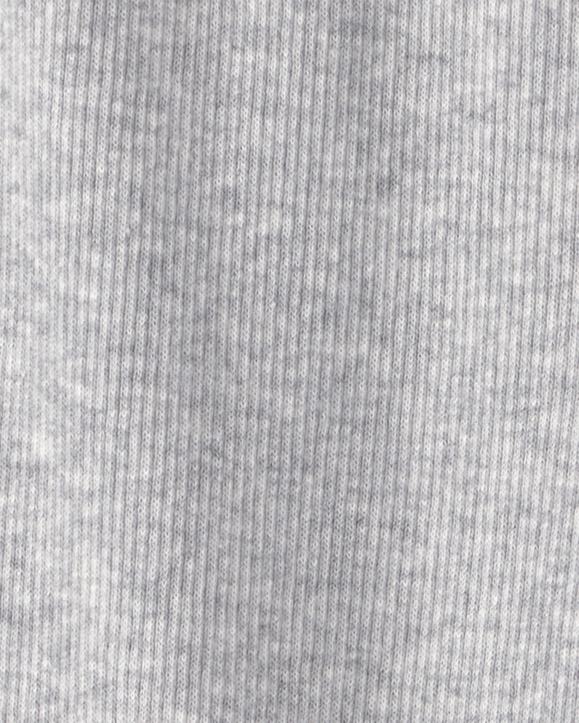 Baby Boy Organic Cotton Rib Footed Pants
