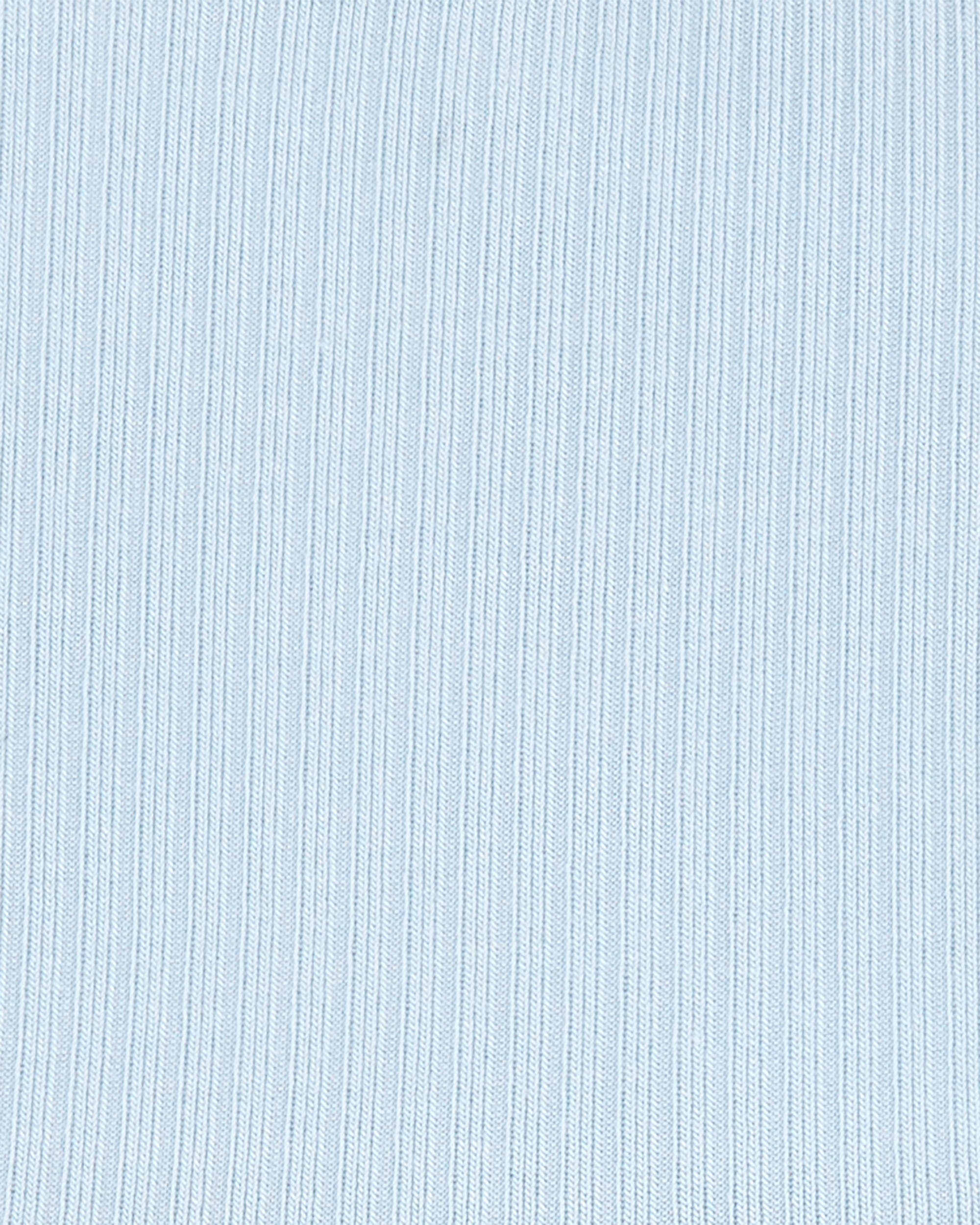 Baby Girl Solid PurelySoft Bodysuit Dress -Blue