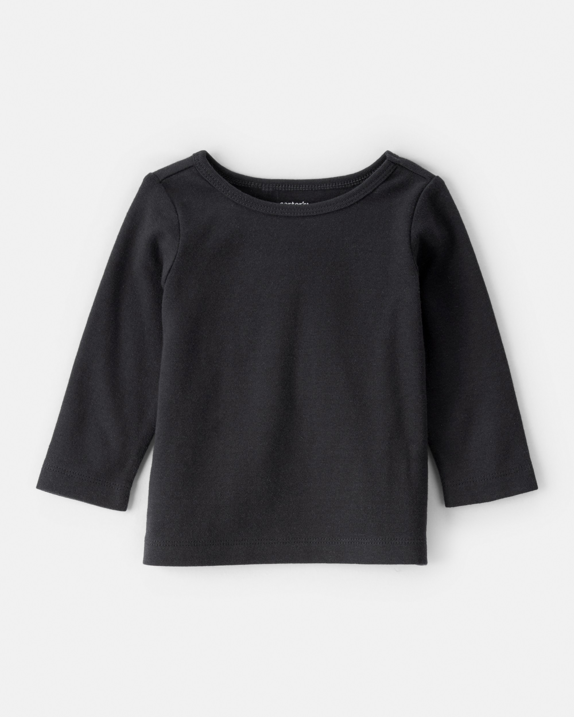 Baby Girl 3-Piece Heart Print Long-Sleeve Dress Set - Ivory/Black