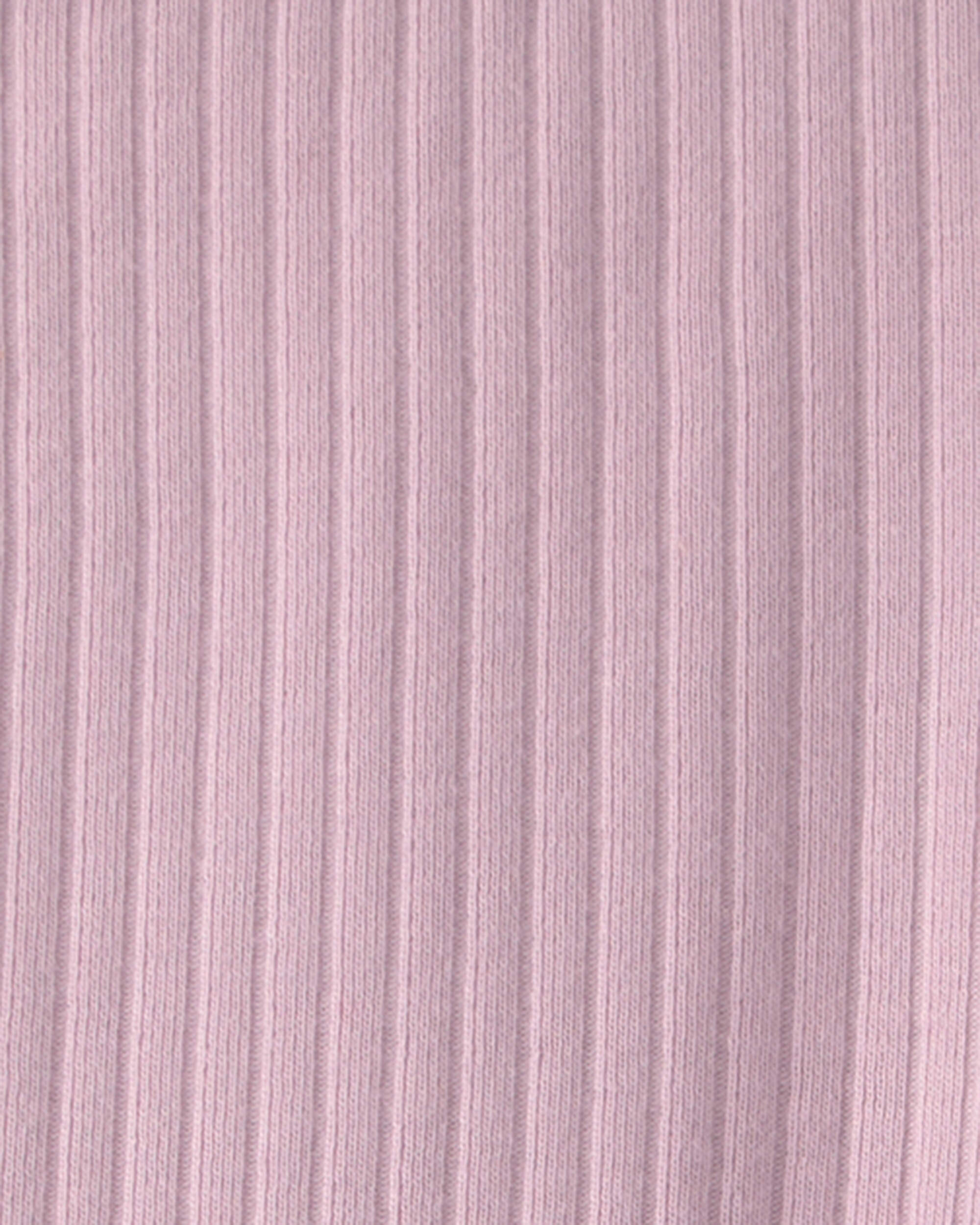 Toddler Girl 2-Pack Organic Cotton Ribbed Pedal Shorts