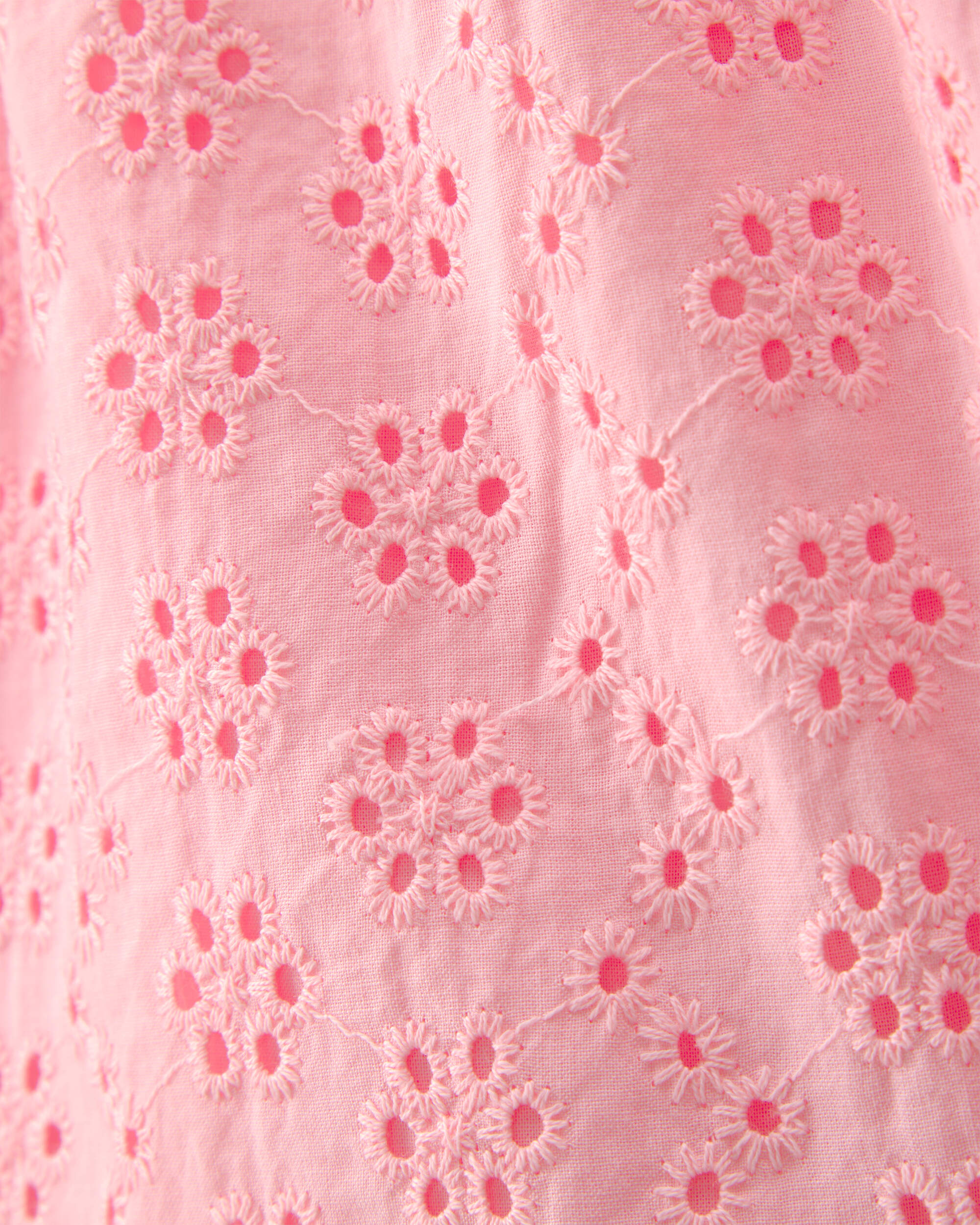 Girls Eyelet Shorts - Pink