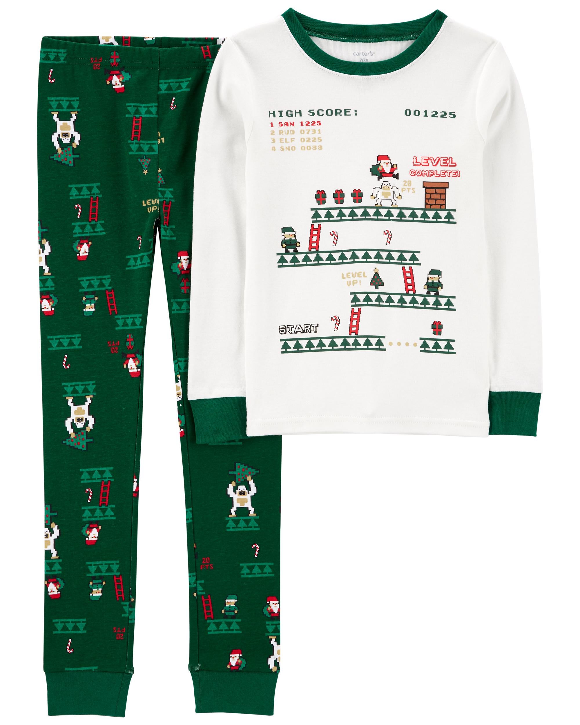 Carters baby boy christmas pajamas deals