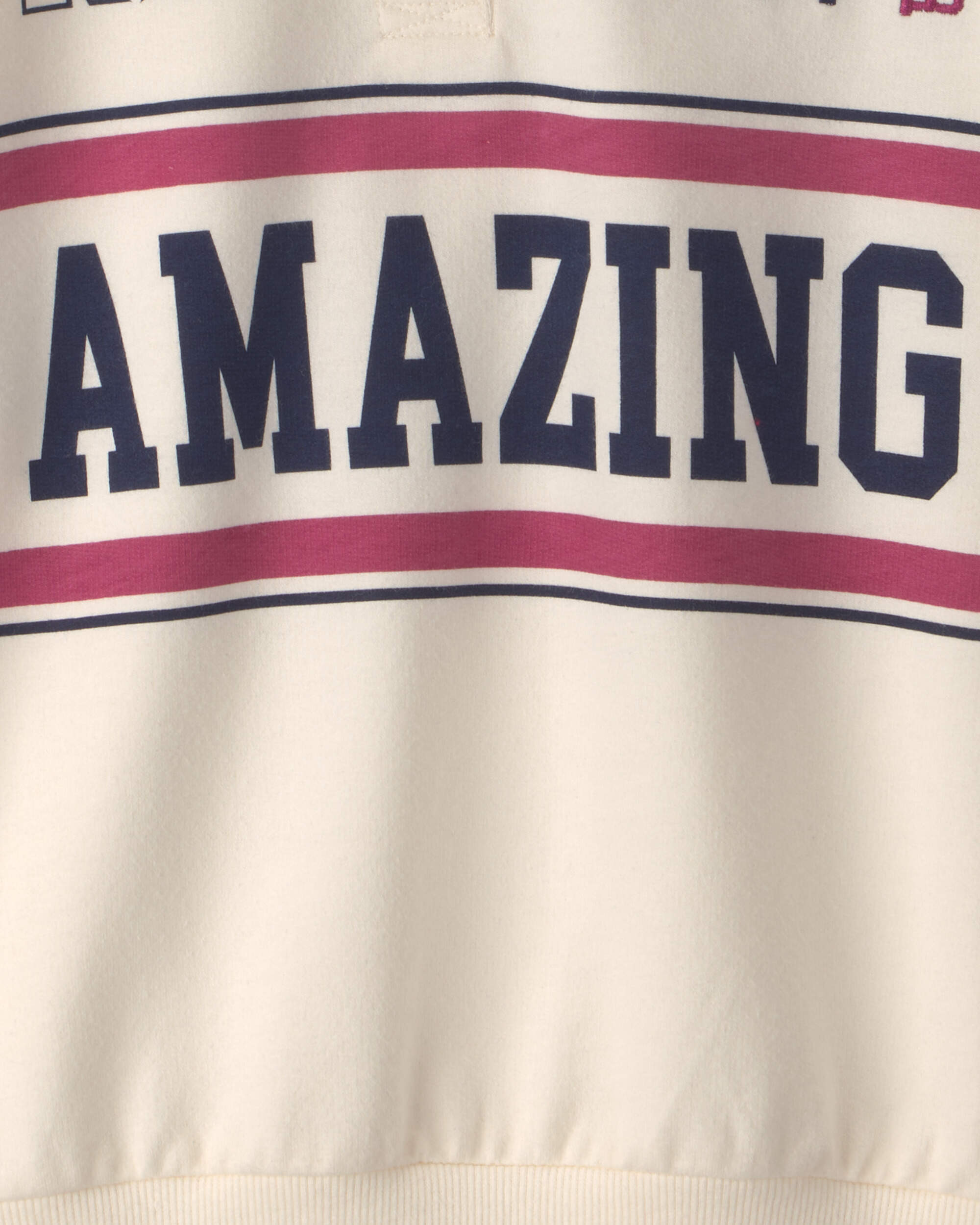 Girls ©Marvel Spiderman French Terry Pullover Sweatshirt - Cream