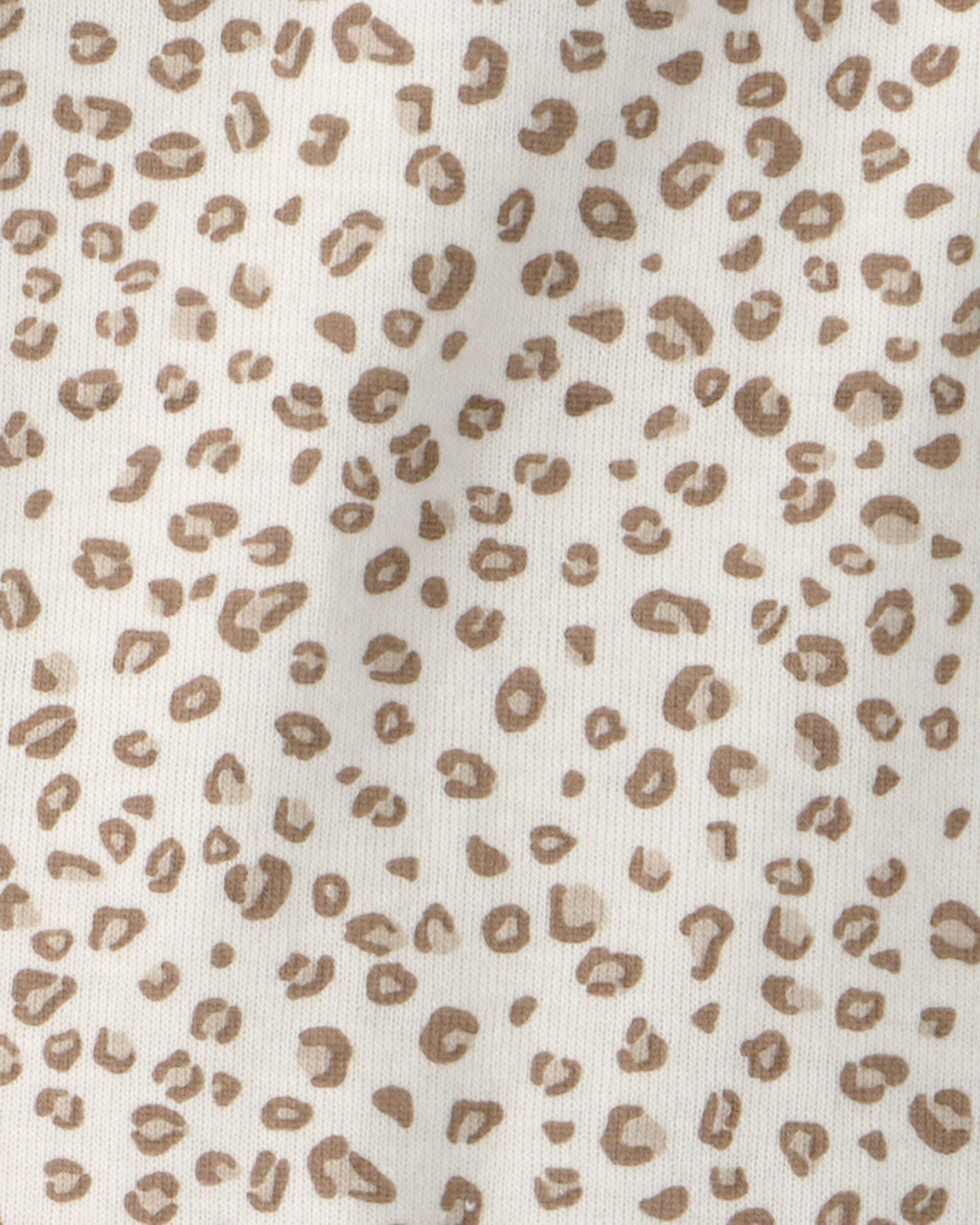 Baby Girl 3-Piece Cheetah Solid Top & Short Set - Brown