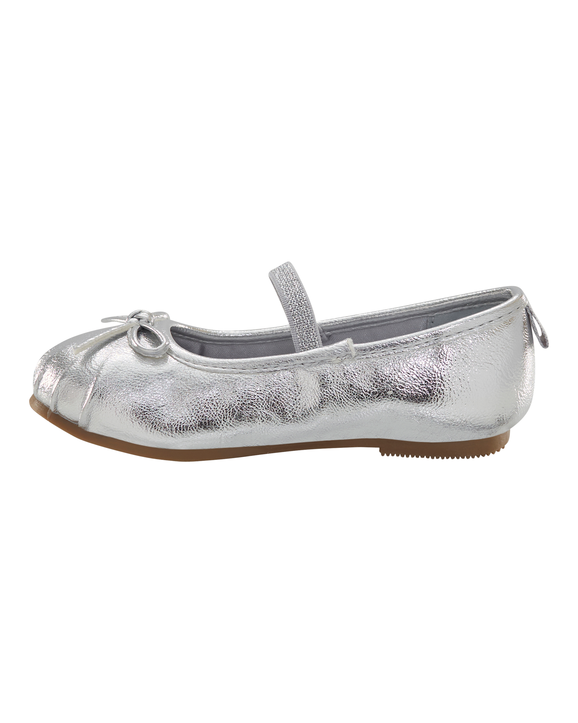 Toddler Ballet Slippers - Silver