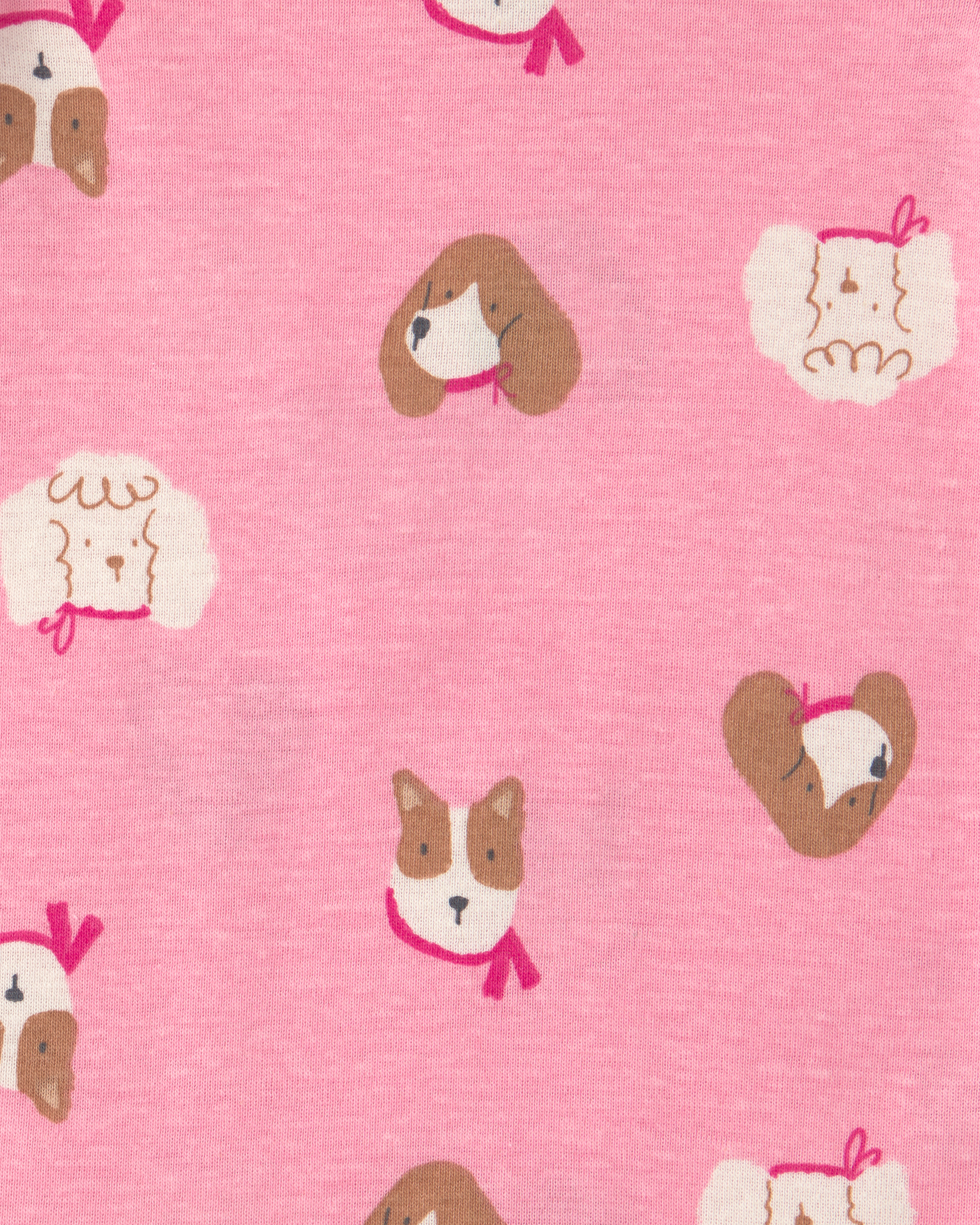 Baby Girl 4-Pack Dog Long-Sleeve Multipack Bodysuits