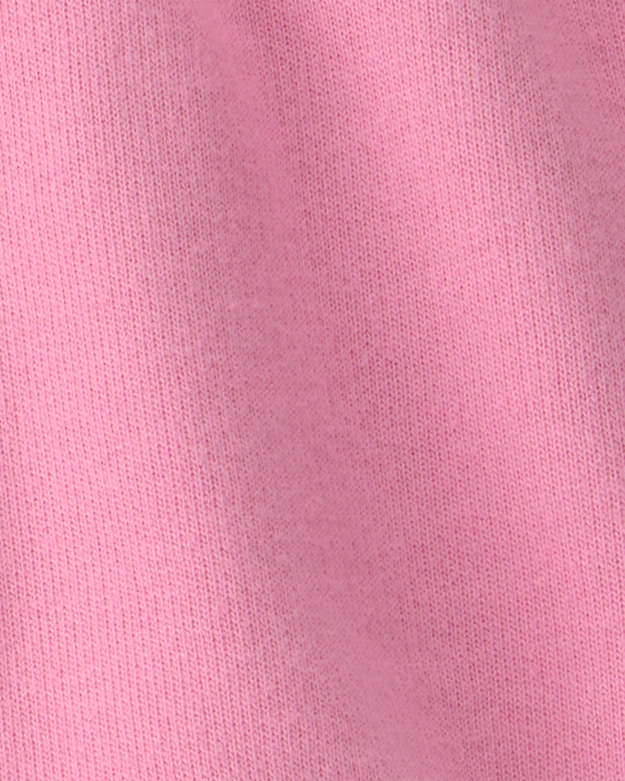 Baby Girl French Terry Shorts - Pink