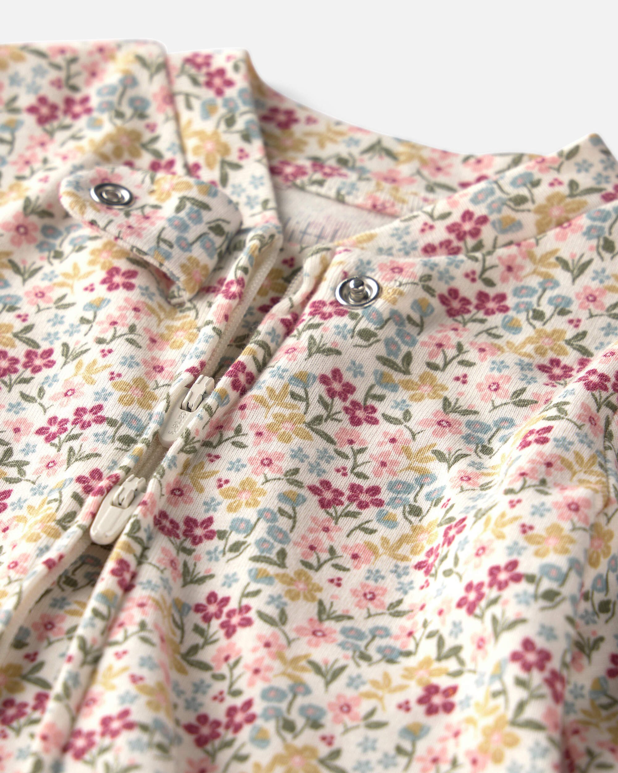 Baby Girl Organic Cotton Sleeper Floral