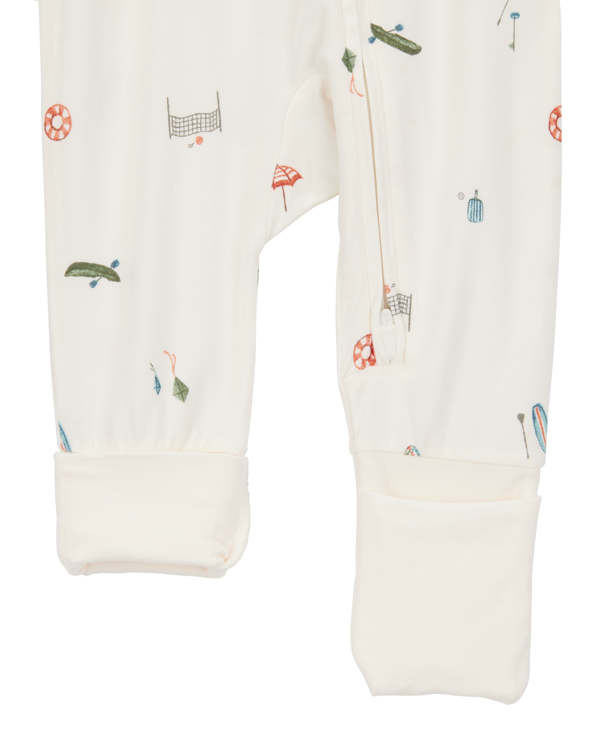 Baby Girl Camp Print Zip-Up PurelySoft Sleeper