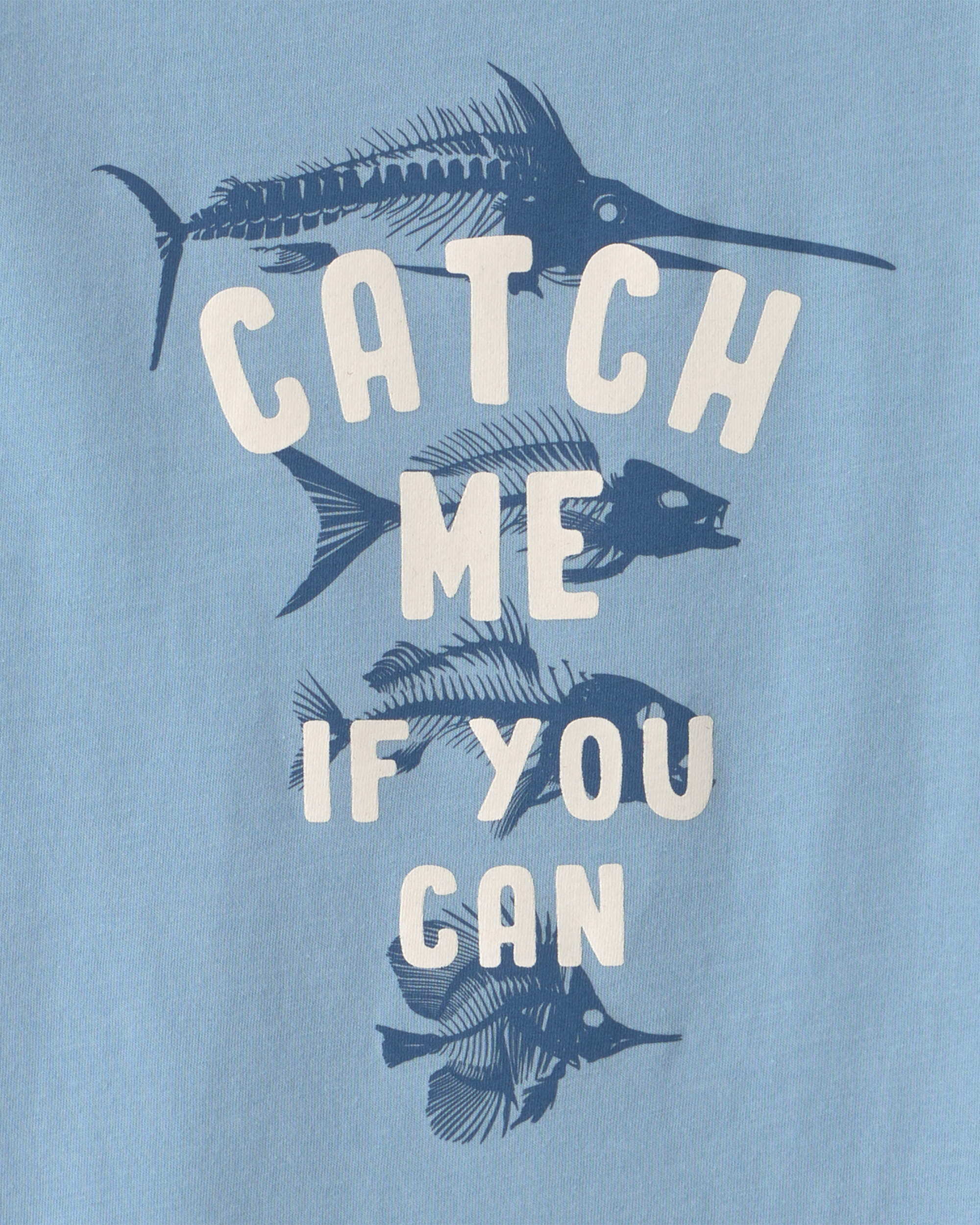 Boys Fish Graphic Tee - Blue