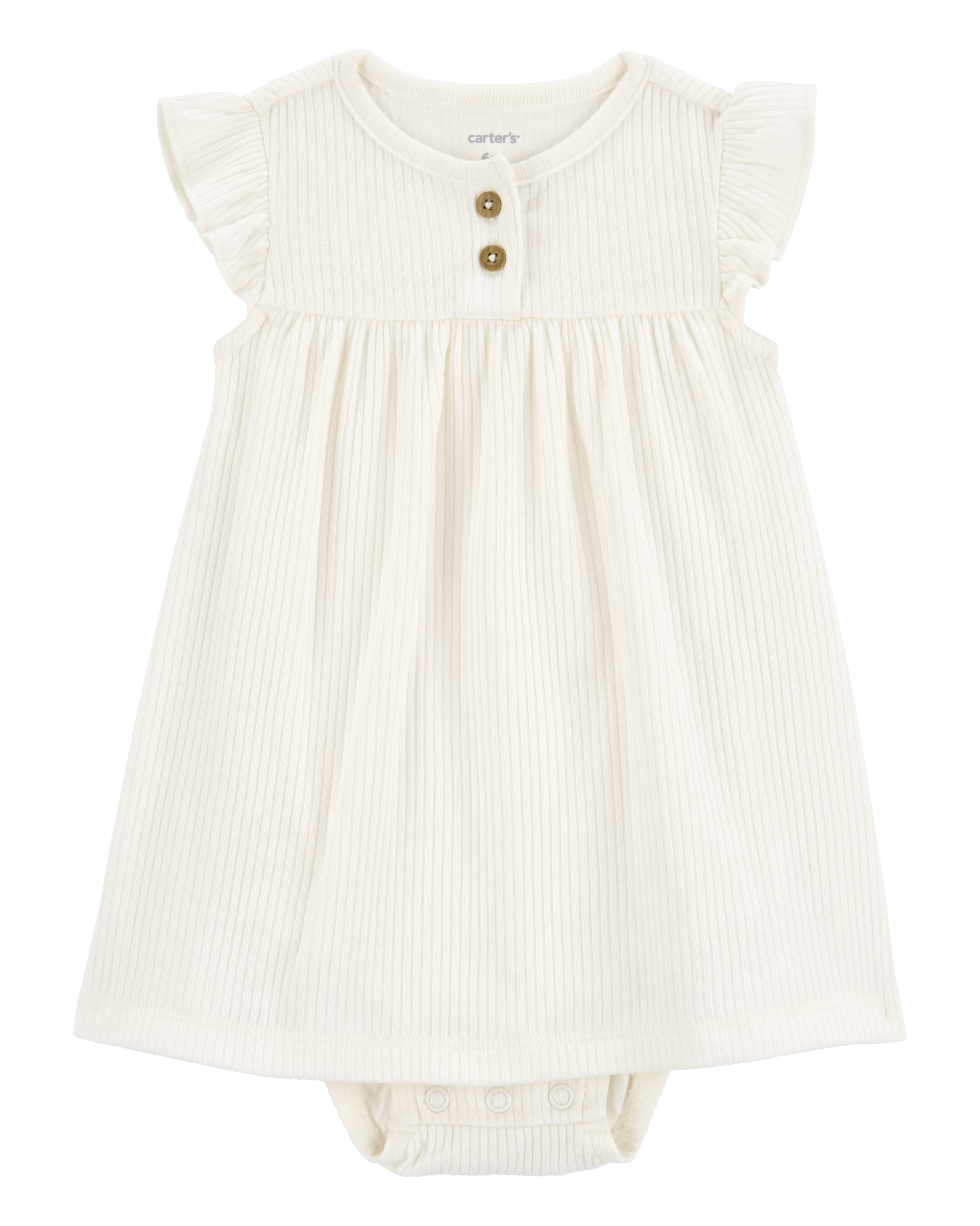 Baby Girl 2-Piece Bodysuit Dress & Cardigan Set