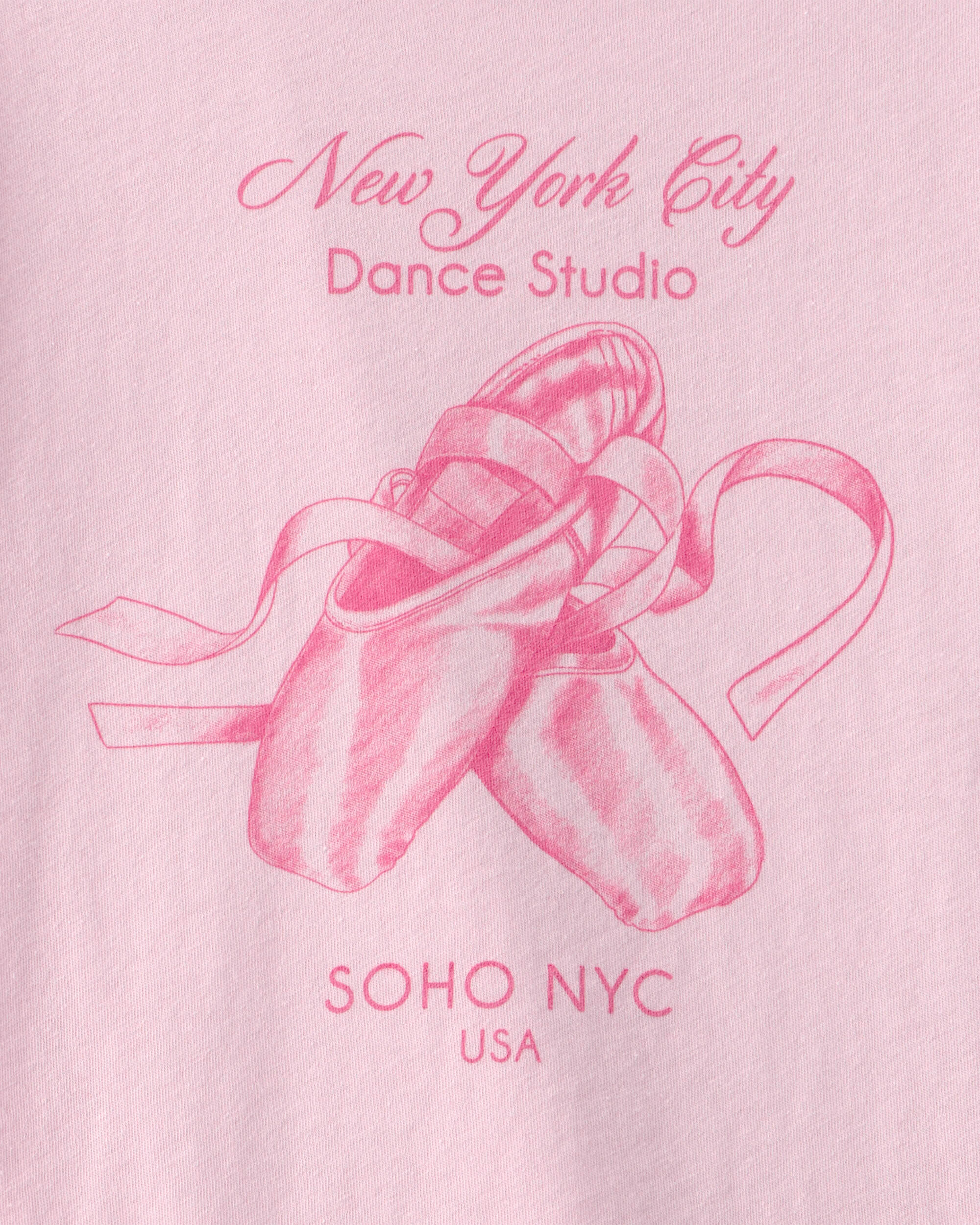 Girls Ballet Graphic Tee - Pink
