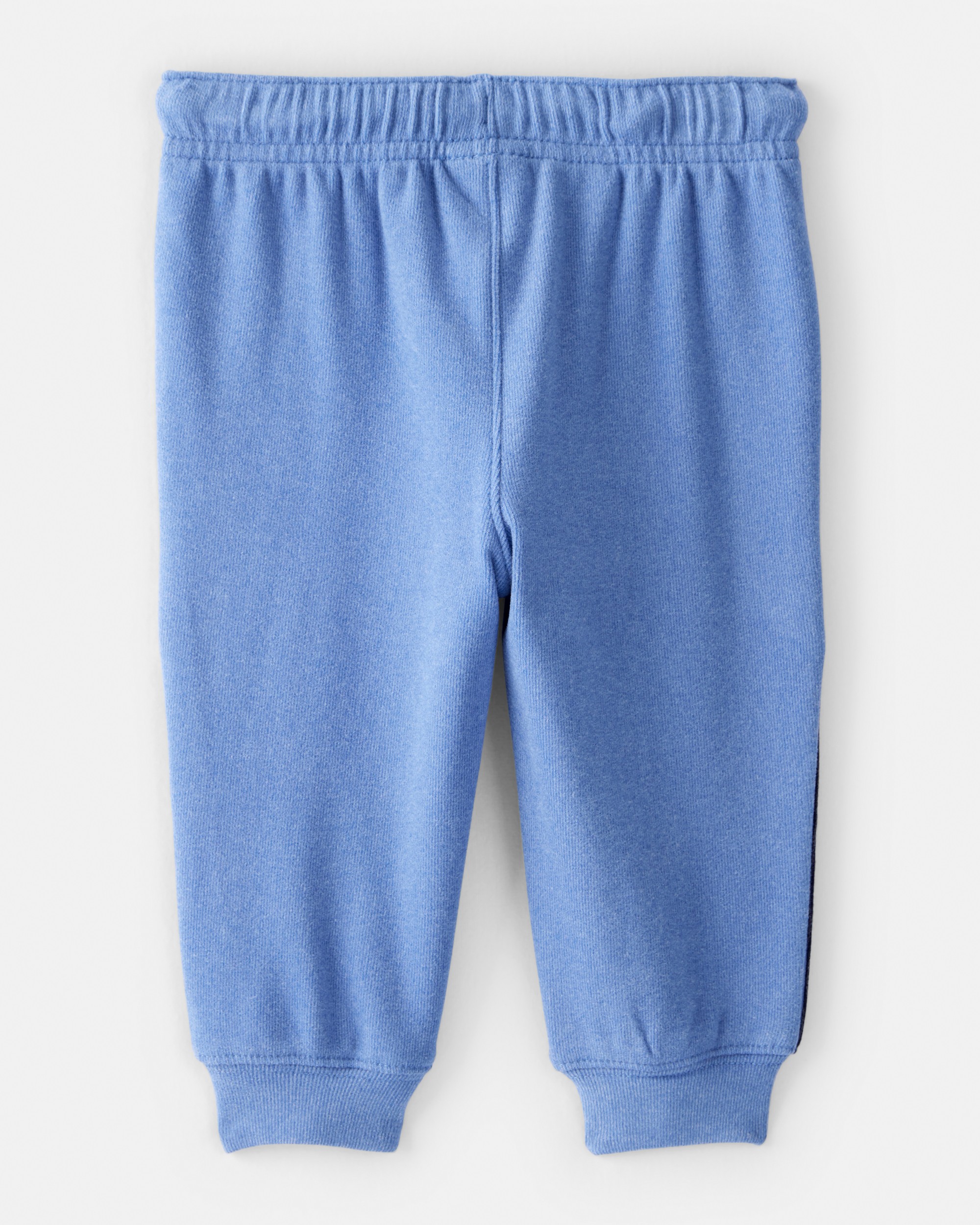 Baby Boy Colourblock Joggers - Blue/Grey