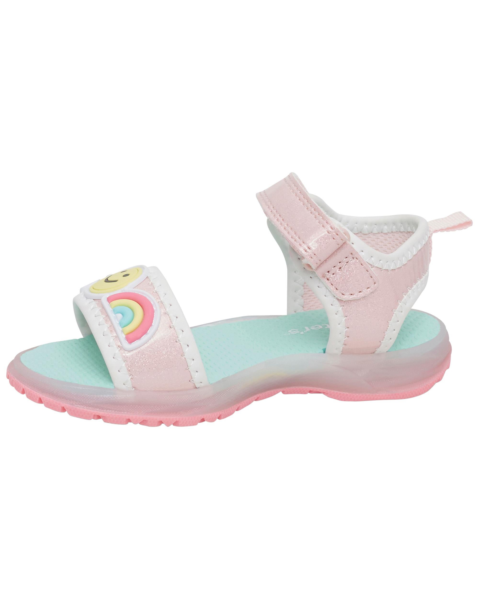 Carter's rainbow light up sandals outlet