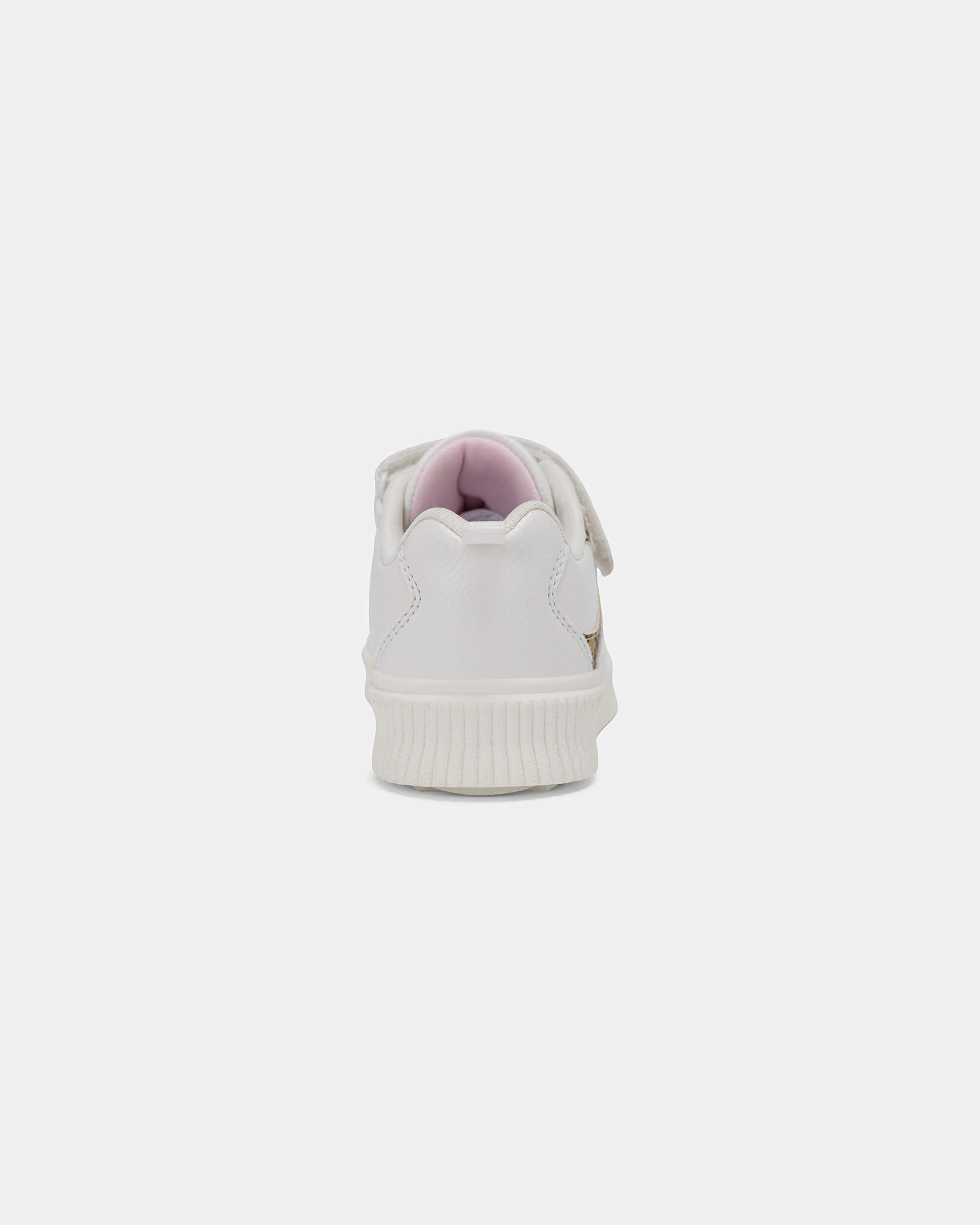 Toddler Girl Leopard Charm Sneakers - White