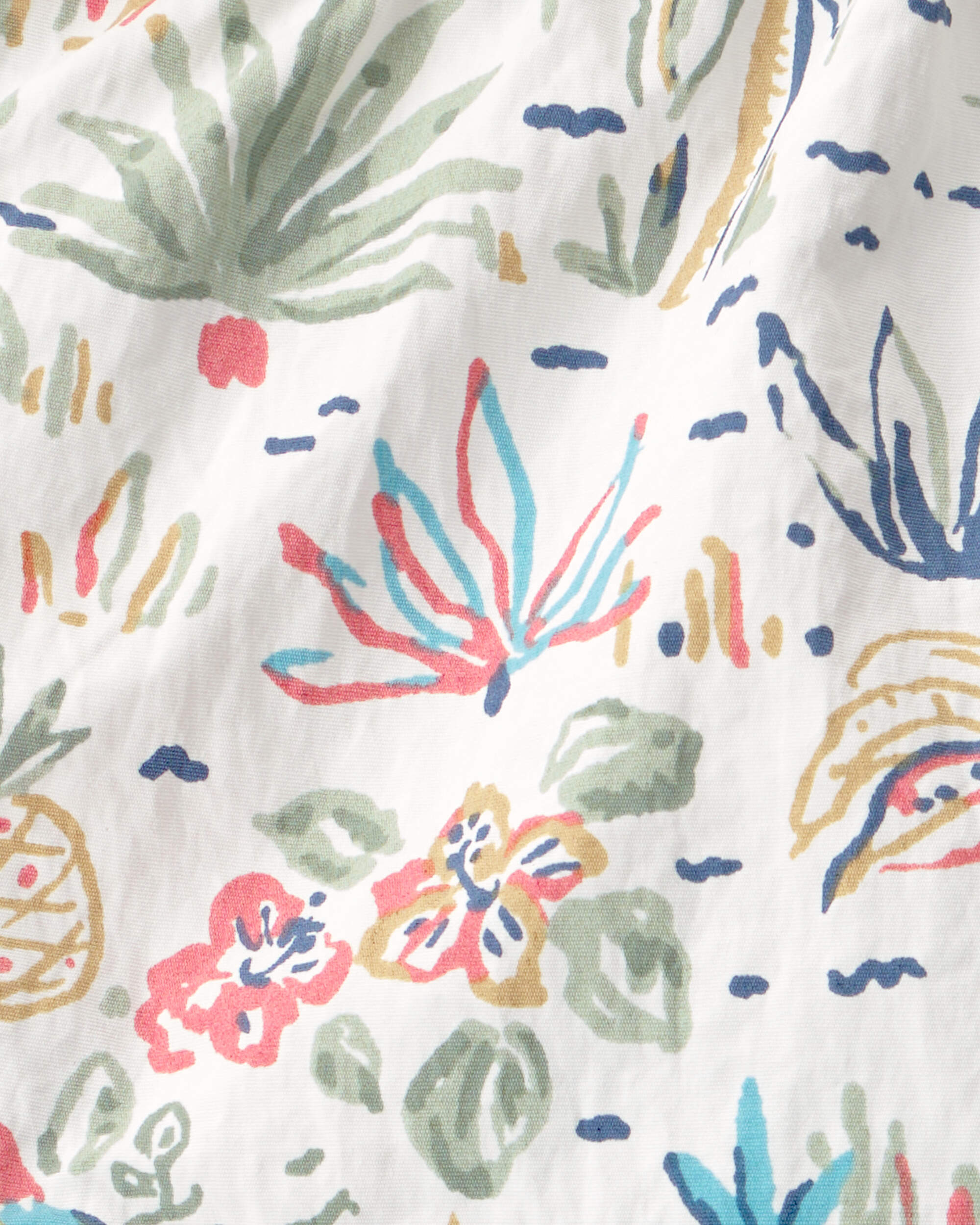 Baby Boy Recycled Swim Trunks Tropical Paradise Print