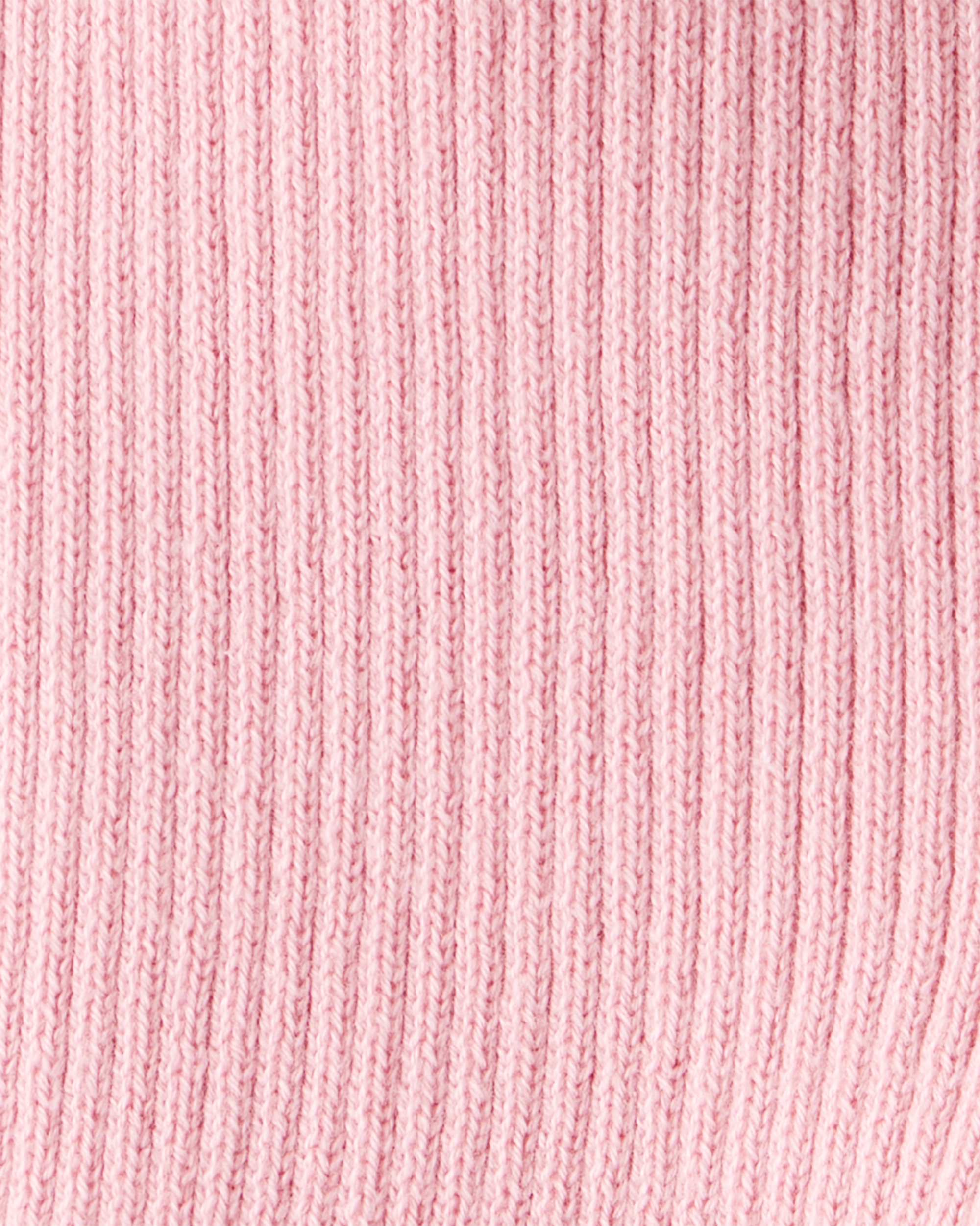 Baby Girl Organic Cotton Sweater Knit Pants