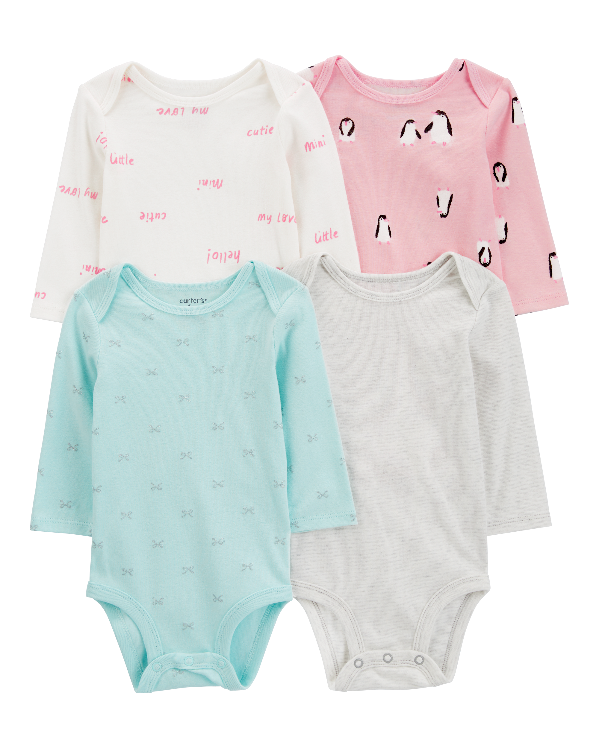 Baby 8-Pack Long-Sleeve Bodysuits