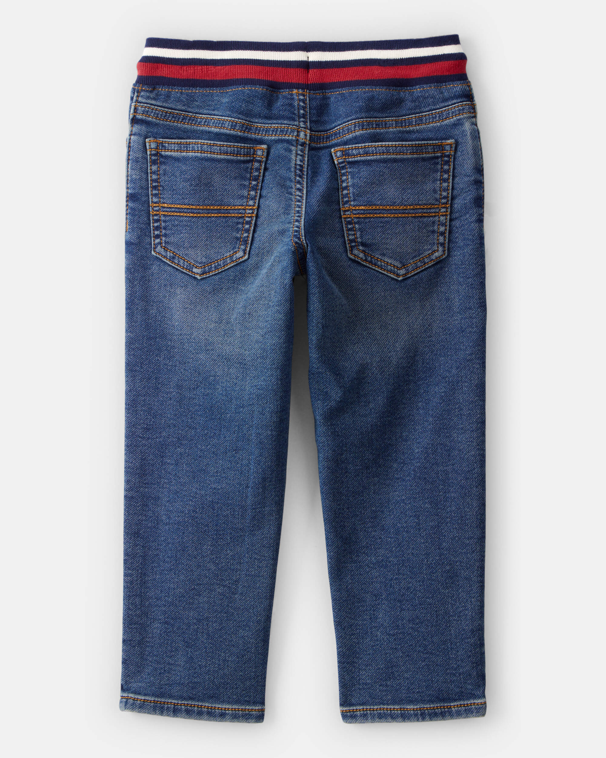 Toddler Boy Varsity Waistband Denim Jeans